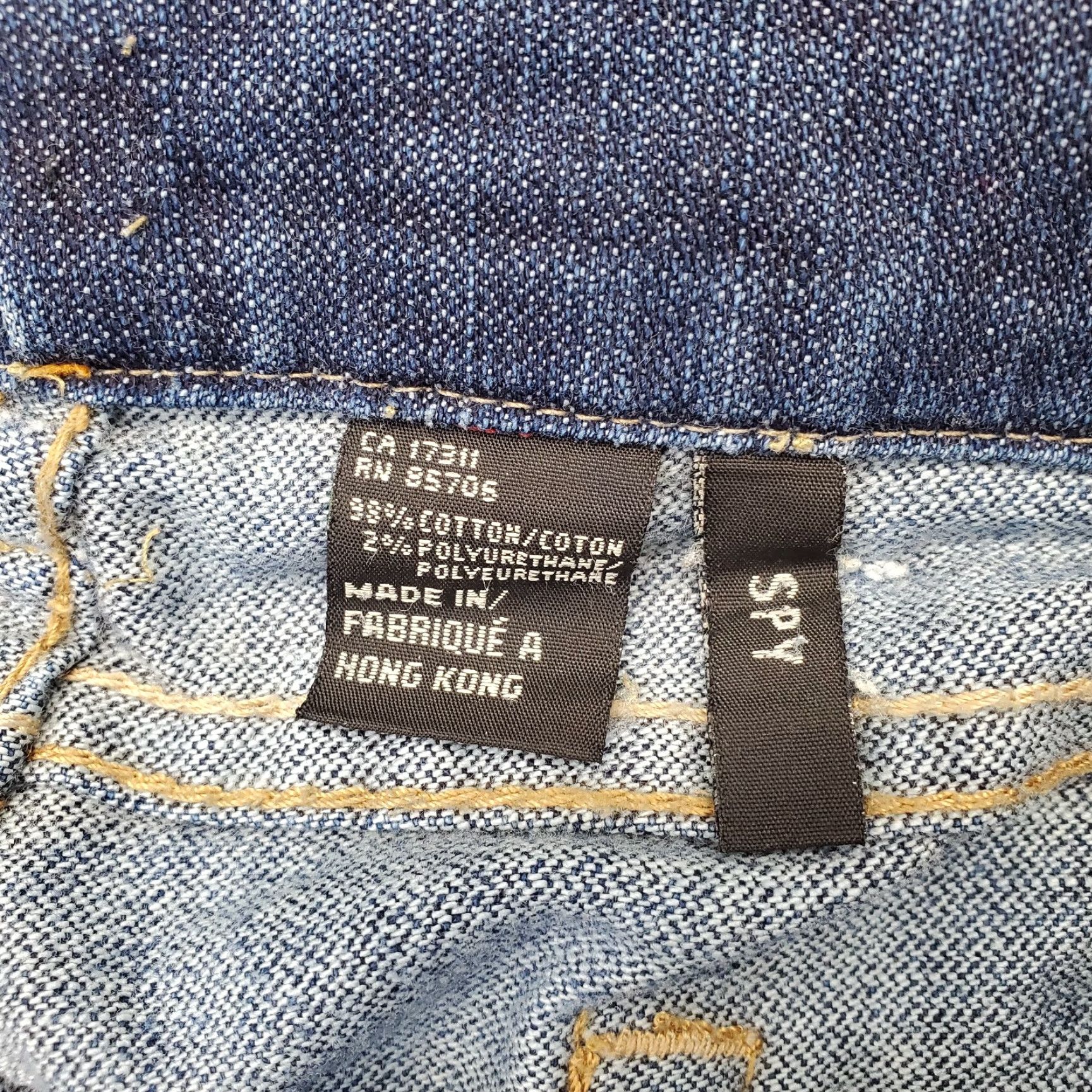 Denime Buffalo Bootcut Jeans Women's Blue Denim Flat Front Button Fly Womens Jeans Size 30" / US 8 / IT 44 - 6 Thumbnail