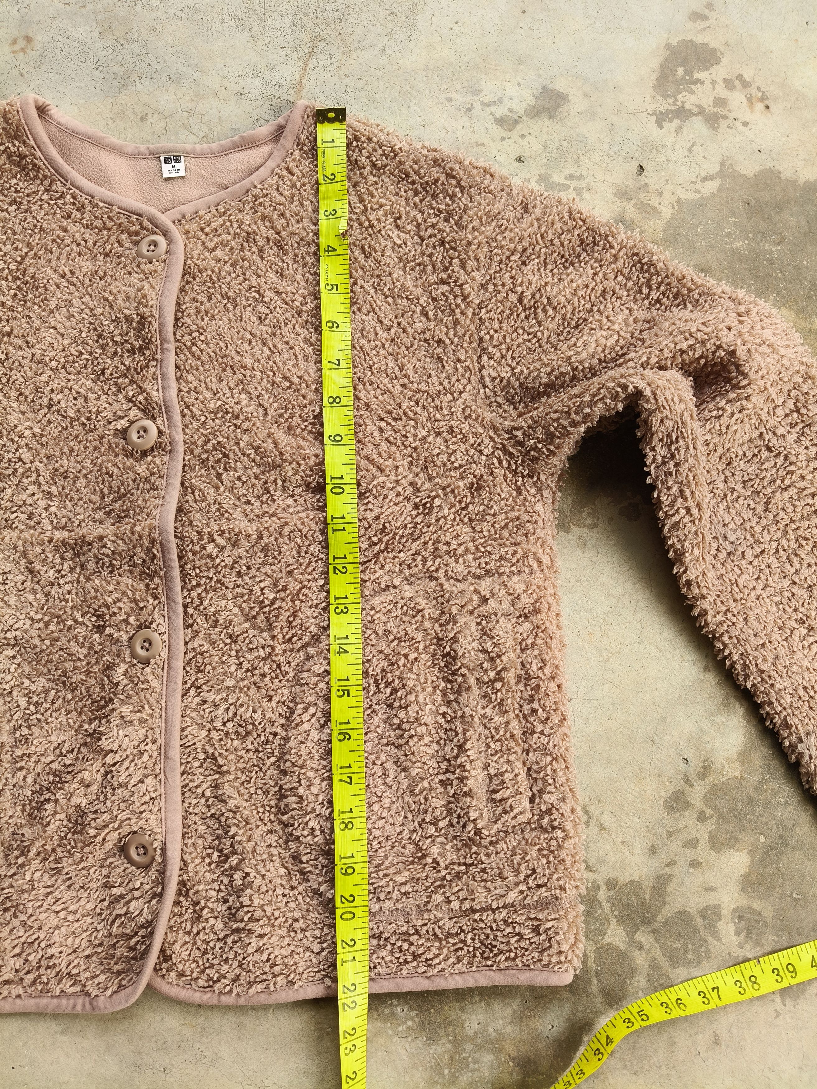 Japanese Brand × Uniqlo Uniqlo fur fleece Cardigan Button Up Size M / US 6-8 / IT 42-44 - 13 Thumbnail