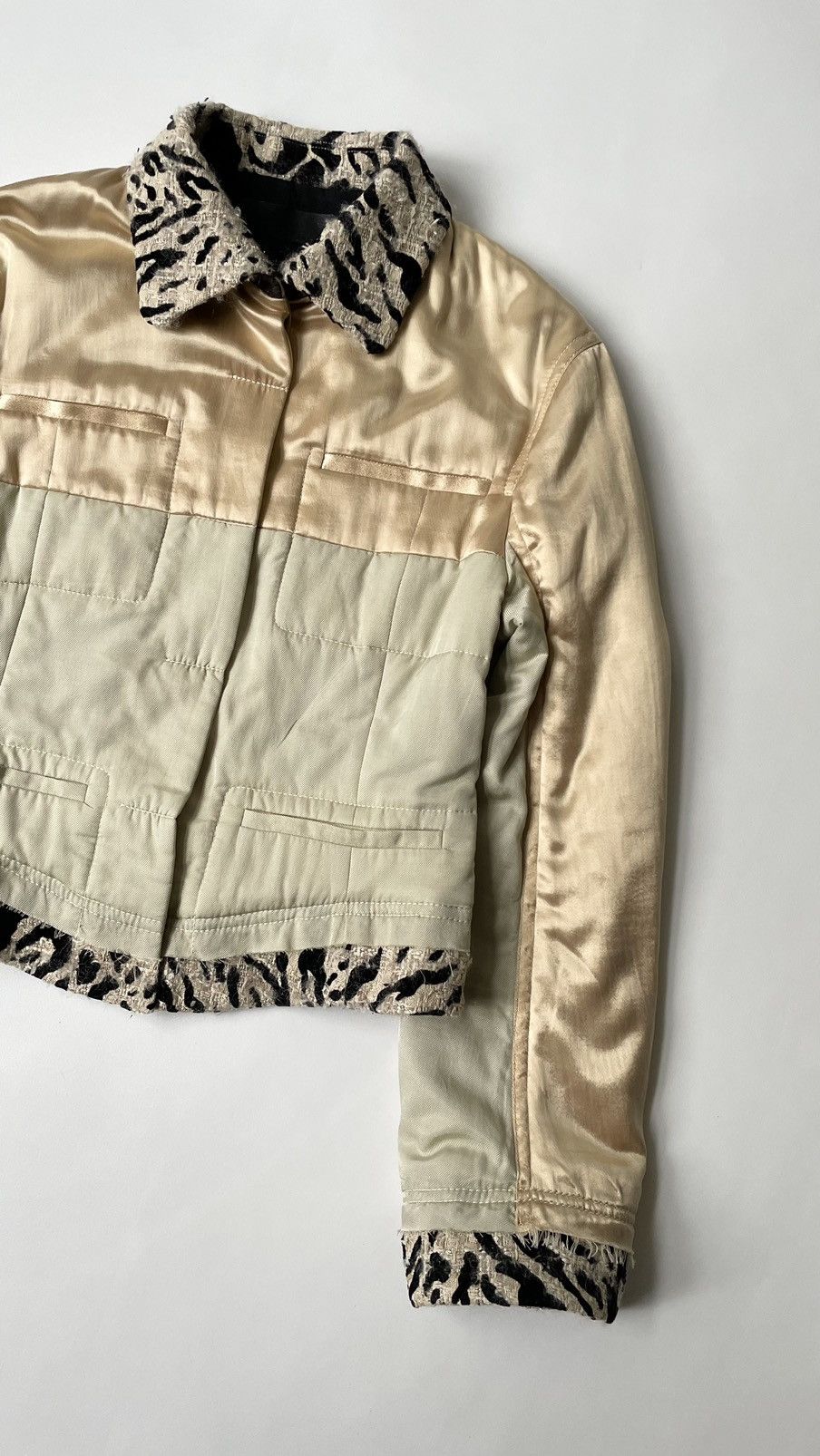 Haider Ackermann Satin Panelled Utility Jacket Size S / US 4 / IT 40 - 6 Thumbnail
