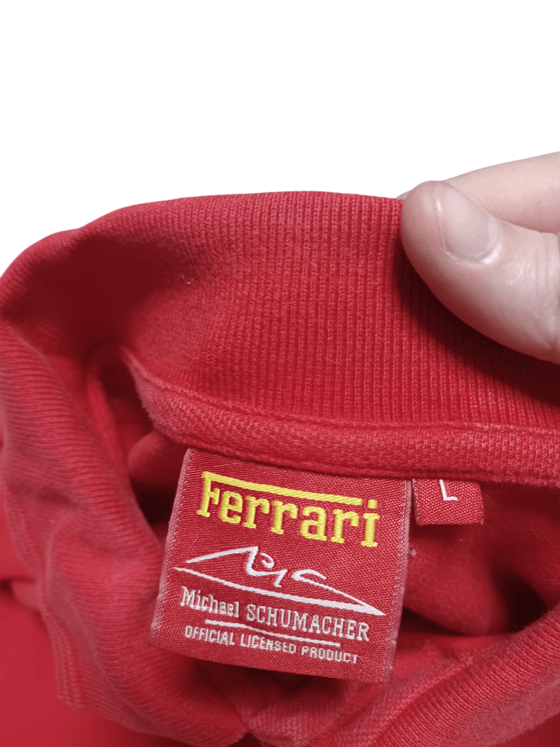 Ferrari SCHUMACHER FERRARI 1999 VINTAGE OFFICIAL MERCH RACING POLO Size US L / EU 52-54 / 3 - 5 Thumbnail