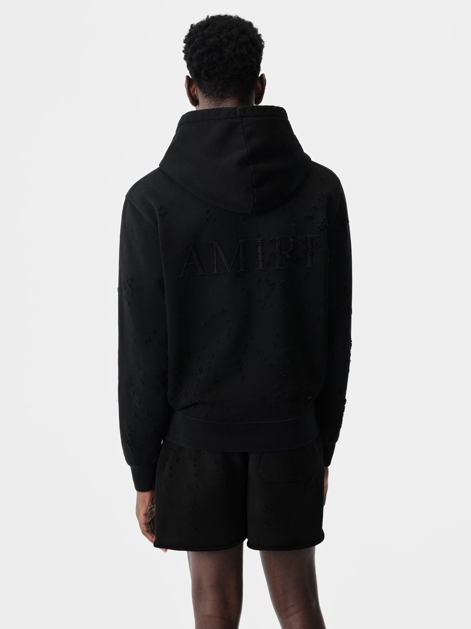 Amiri o1orln0326 MA Shotgun Embroidered Hoodie in Black Size US XL / EU 56 / 4 - 4 Thumbnail