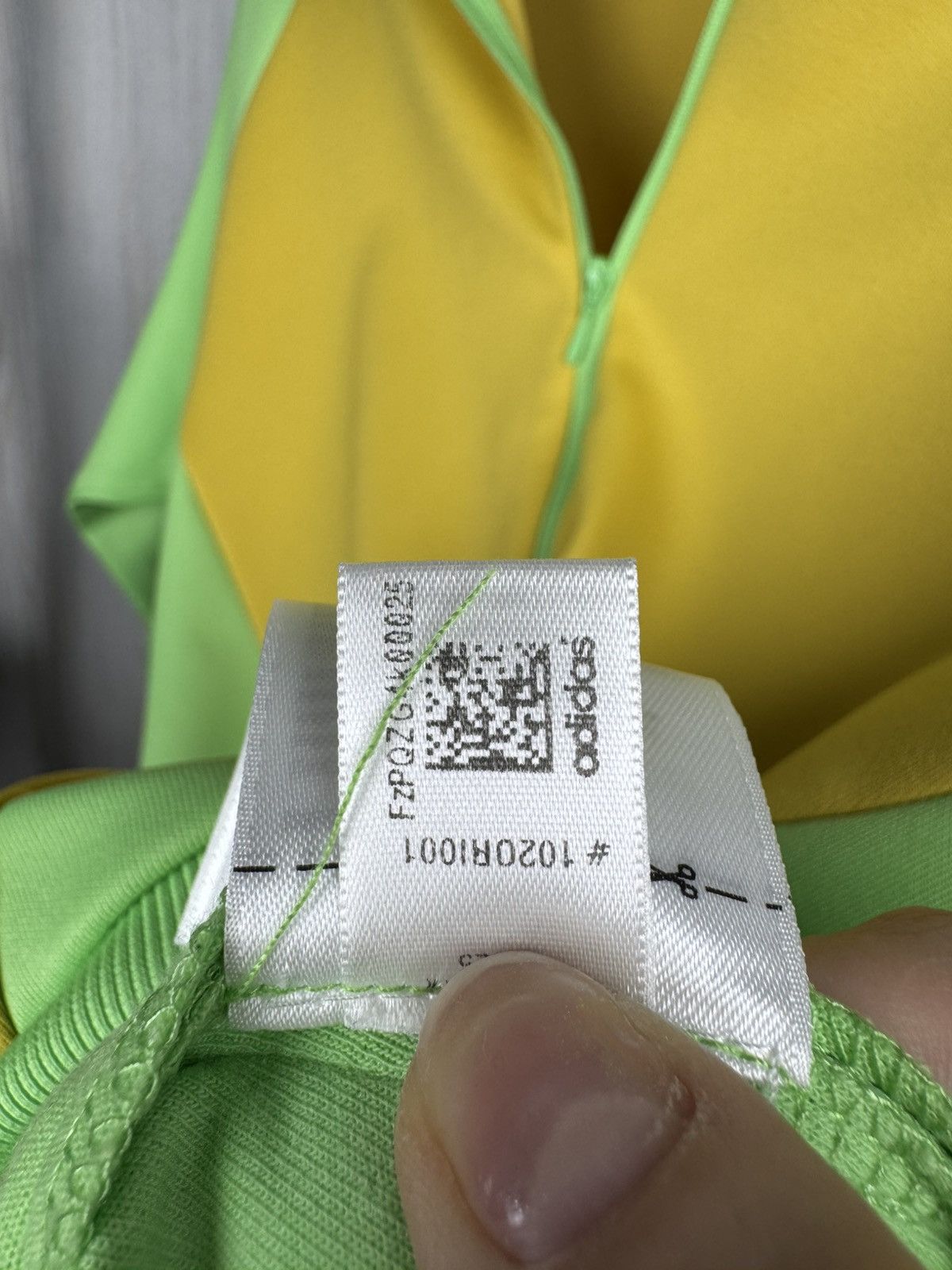 Adidas Adidas x Lotta Volkova Green Yellow Podium Track Top Jacket Size M / US 6-8 / IT 42-44 - 15 Thumbnail