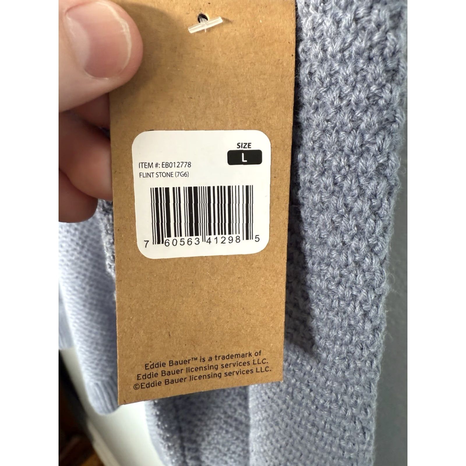 Eddie Bauer VINTAGE Eddie Bauer Knit Sweater Pullover Mens Large New NWT Long Sleeve Size US L / EU 52-54 / 3 - 4 Thumbnail