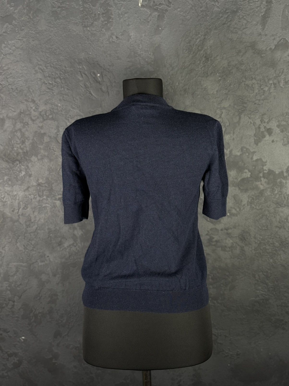 Gucci Gucci Wool Shirt Uniform Woman Navy Blue Blouse Size M / US 6-8 / IT 42-44 - 7 Thumbnail