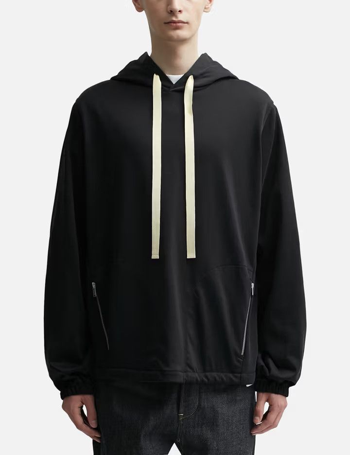 Jil Sander o1loc1c1124 Jersey Hoodie in Black Size US XS / EU 42 / 0 - 3 Thumbnail