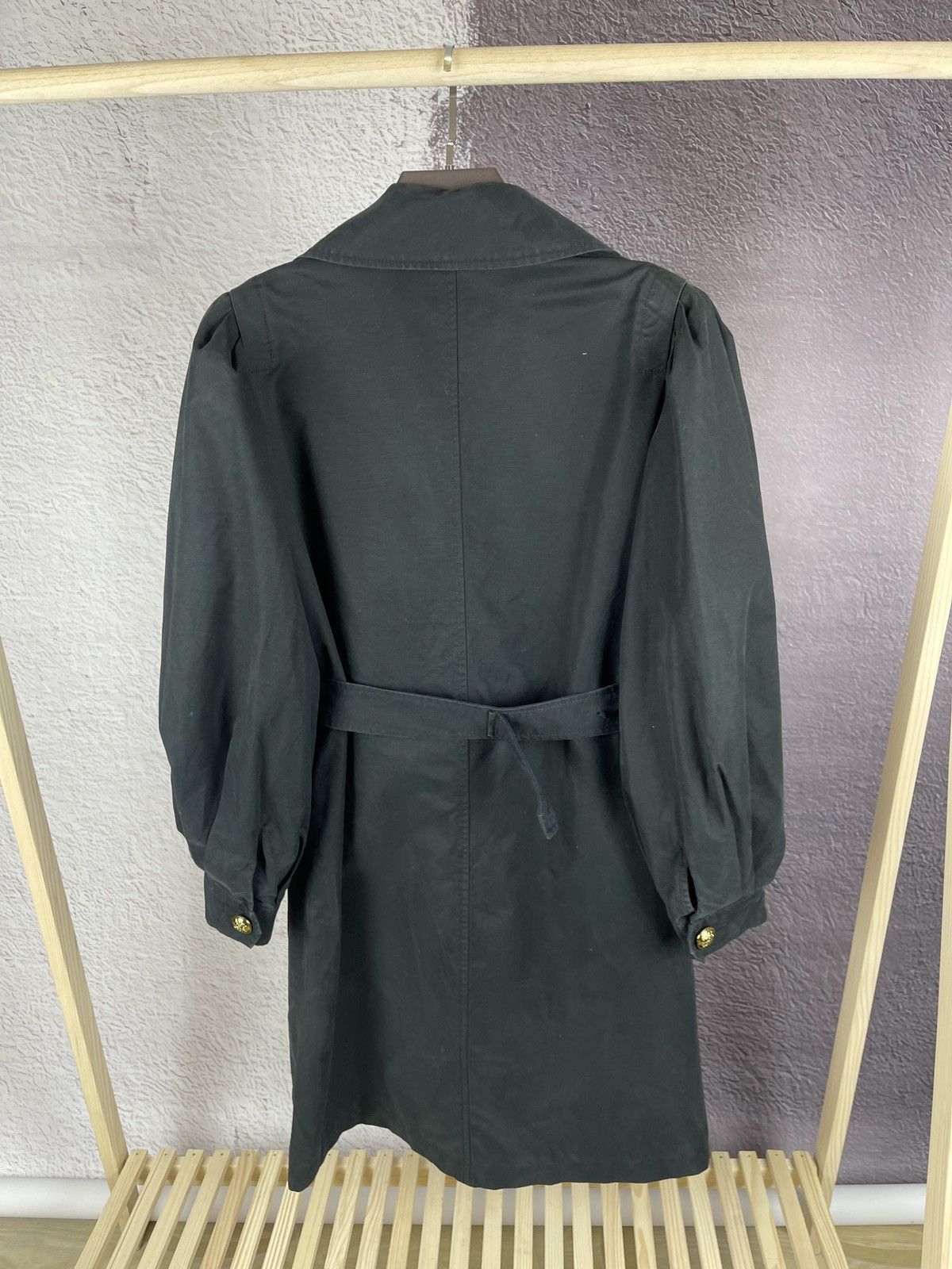 Dolce & Gabbana Dolce & Gabbana double-breasted cotton black coat women’s Size M / US 6-8 / IT 42-44 - 16 Thumbnail