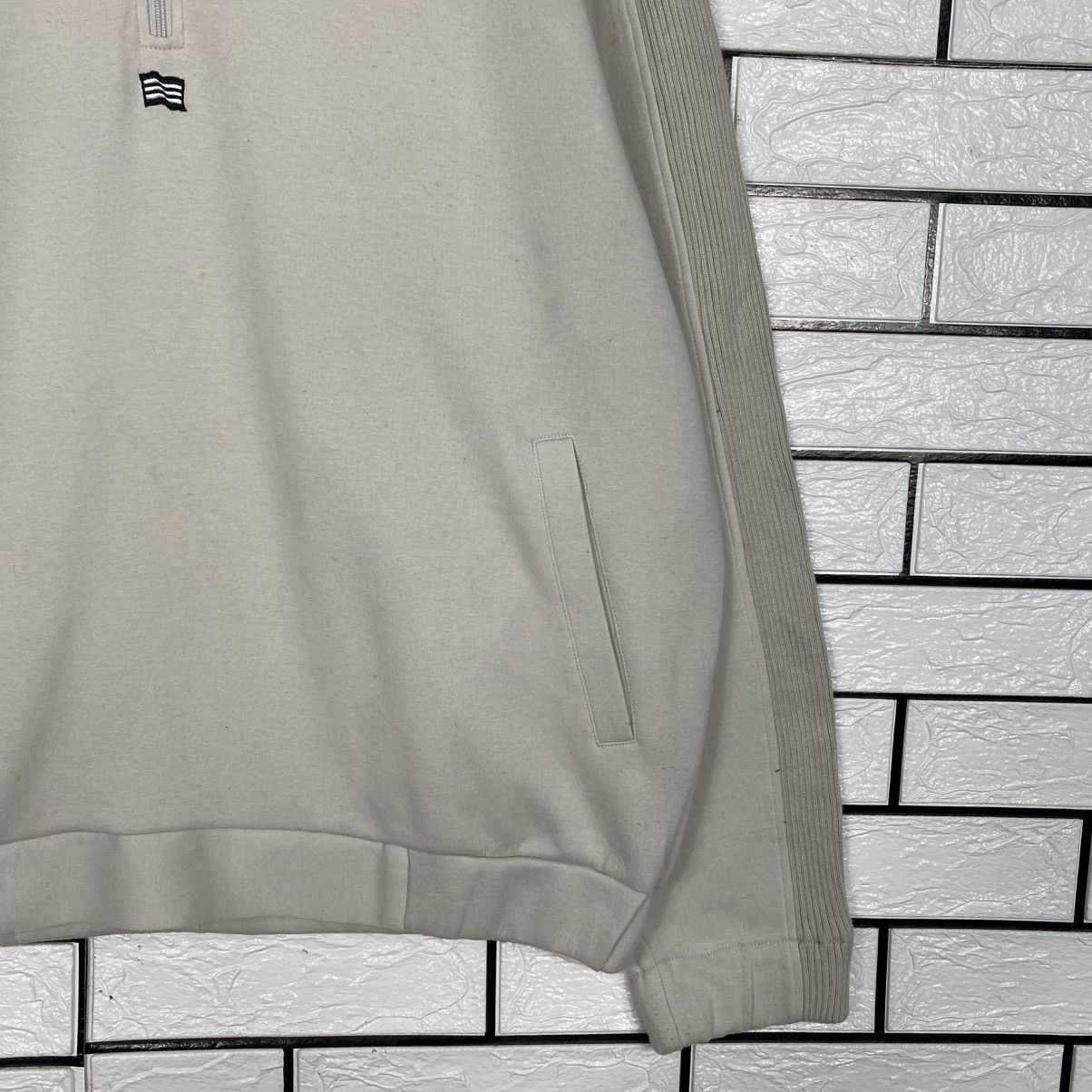 Adidas Anorak Half Zipper Sweater Adidas Size US L / EU 52-54 / 3 - 6 Thumbnail
