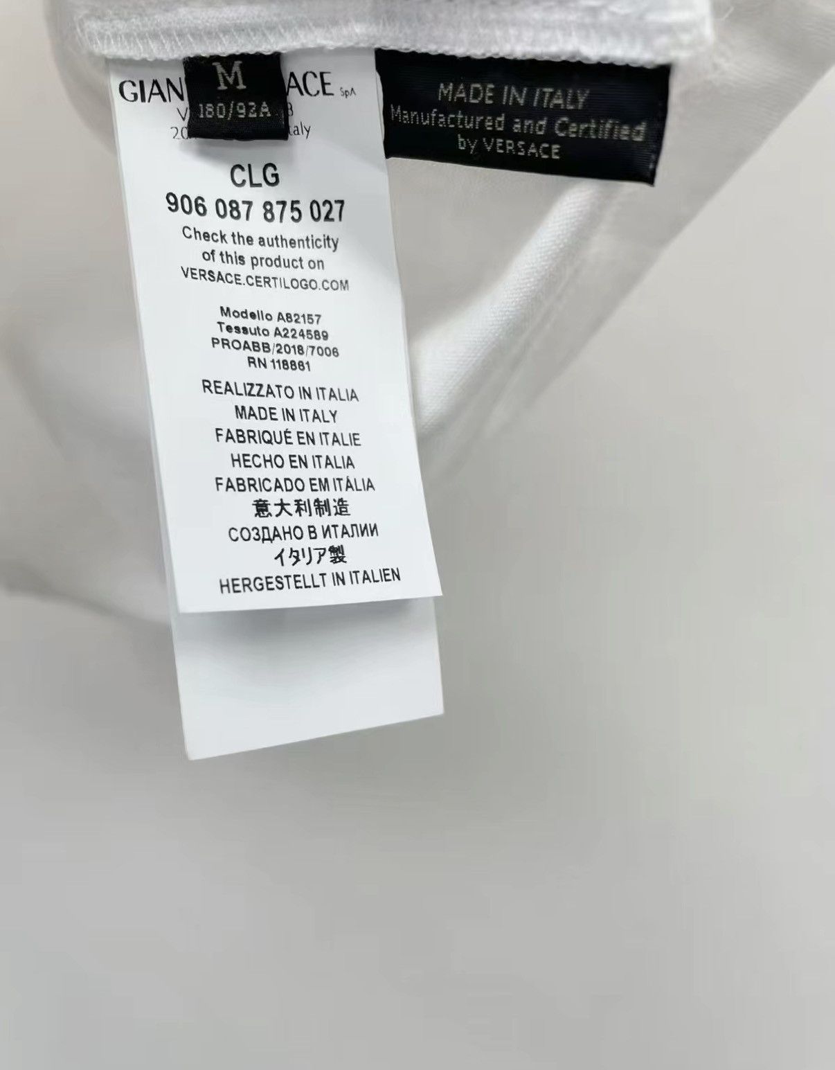 Versace VERSACE 100% Cotton Short Sleeve T-shirt J30 Size US L / EU 52-54 / 3 - 5 Thumbnail