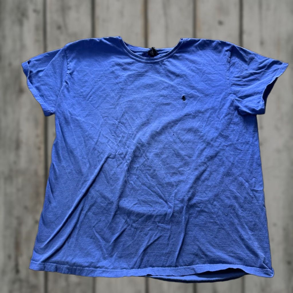 Polo Ralph Lauren VINTAGE Polo Ralph Lauren Shirt Mens Large Blue Embroidered Pony Logo Crew Neck Short Sleeve Tee 90s Mens Size US L / EU 52-54 / 3 - 1 Thumbnail