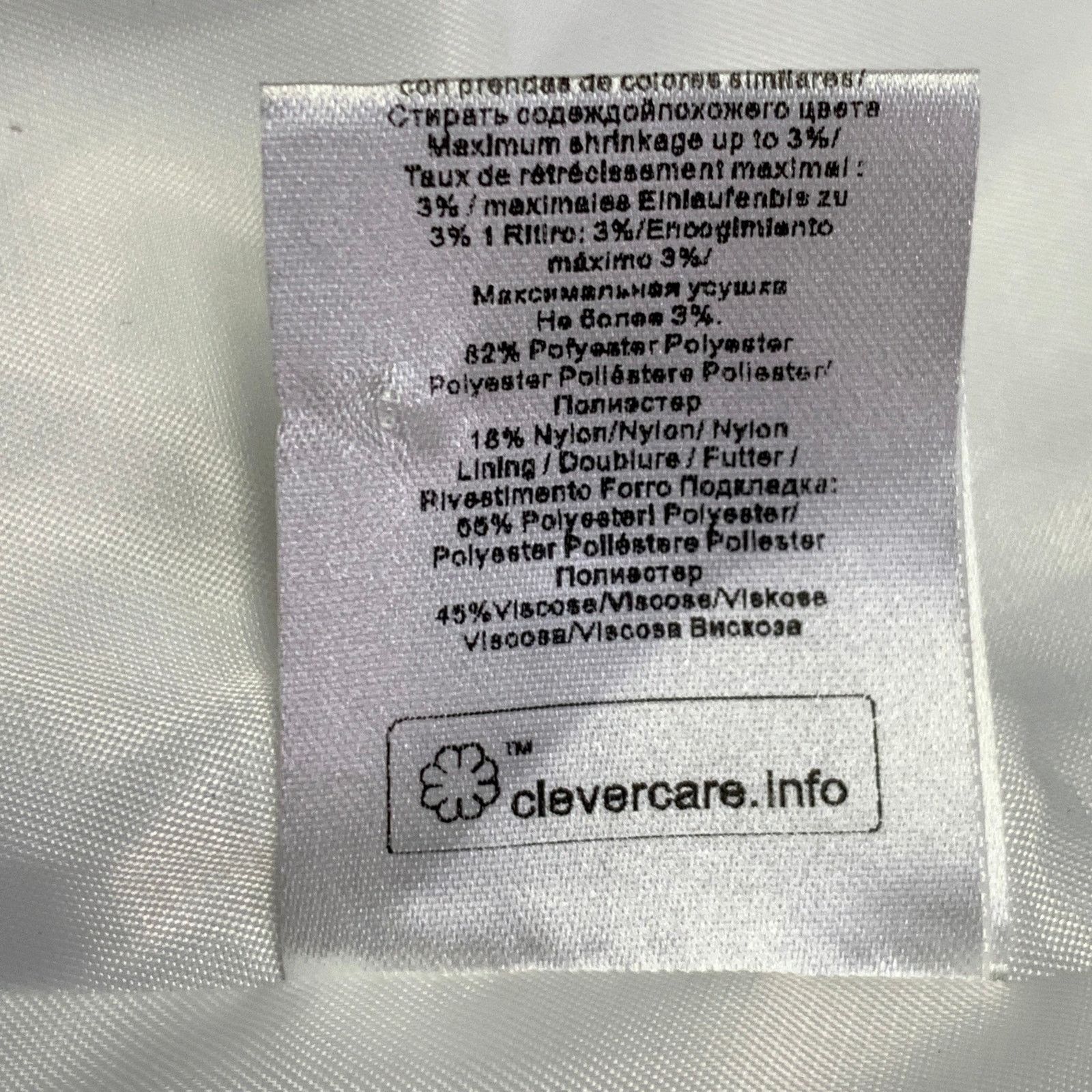 ROTATE Size M White Polyester Blend Jacquard Double Breasted Jacket Size M / US 6-8 / IT 42-44 - 9 Thumbnail