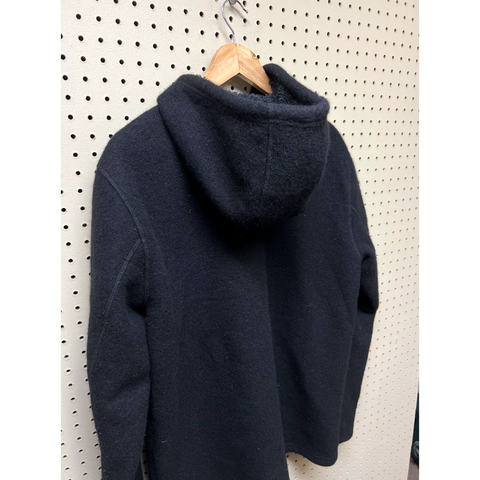 Quiksilver Quicksilver Mens Jacket Wool Blend Zip Hooded Lined Sherpa Black M Regular Winter Casual Hooded Mens Size US M / EU 48-50 / 2 - 3 Thumbnail