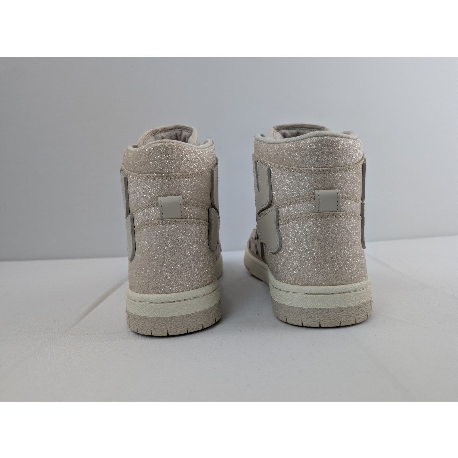 Amiri o1rshd1 Q:2 / Skelton Hi-Top Sneakers in Beige Size US 10 / EU 43 - 10 Thumbnail