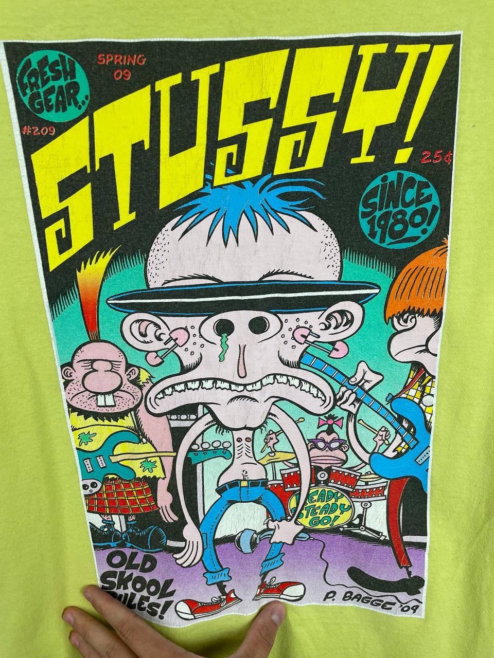 Stussy Stussy Peter Bagge 09 big print streetwear t-shirts size L Size US L / EU 52-54 / 3 - 7 Thumbnail
