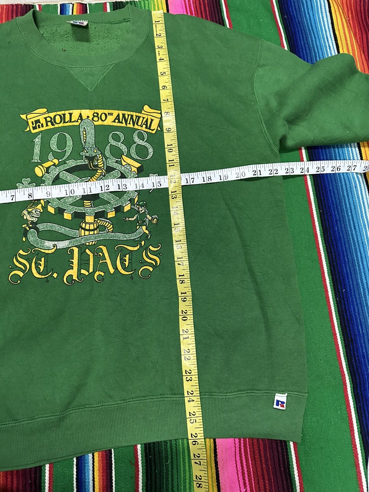 Vintage Vintage SweatShirt by Rusell . Size US XL / EU 56 / 4 - 6 Thumbnail
