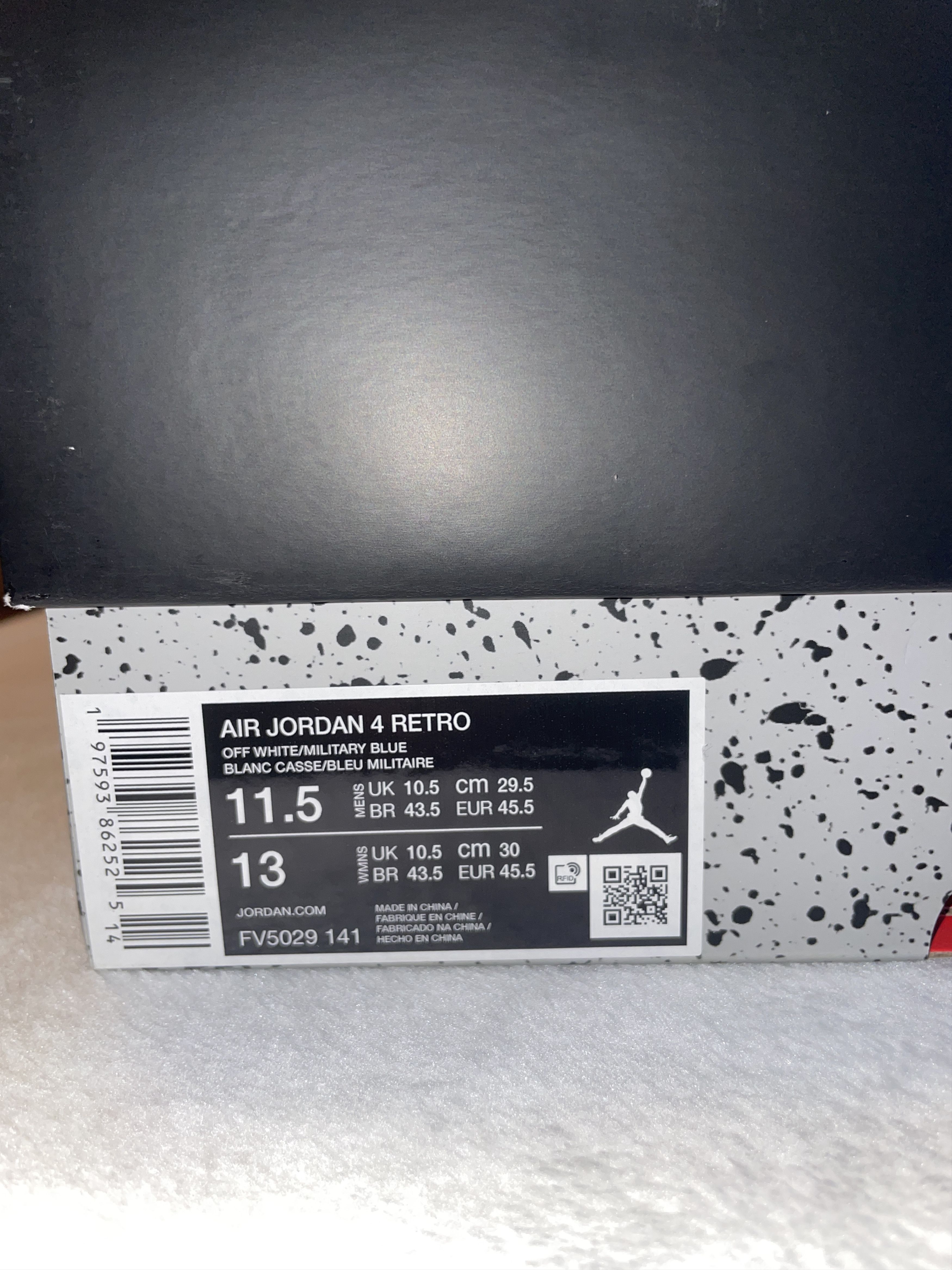 Jordan Brand Jordan 4 Retro Military Blue / Industrial Blue (2024) Size US 11.5 / EU 44-45 - 8 Thumbnail