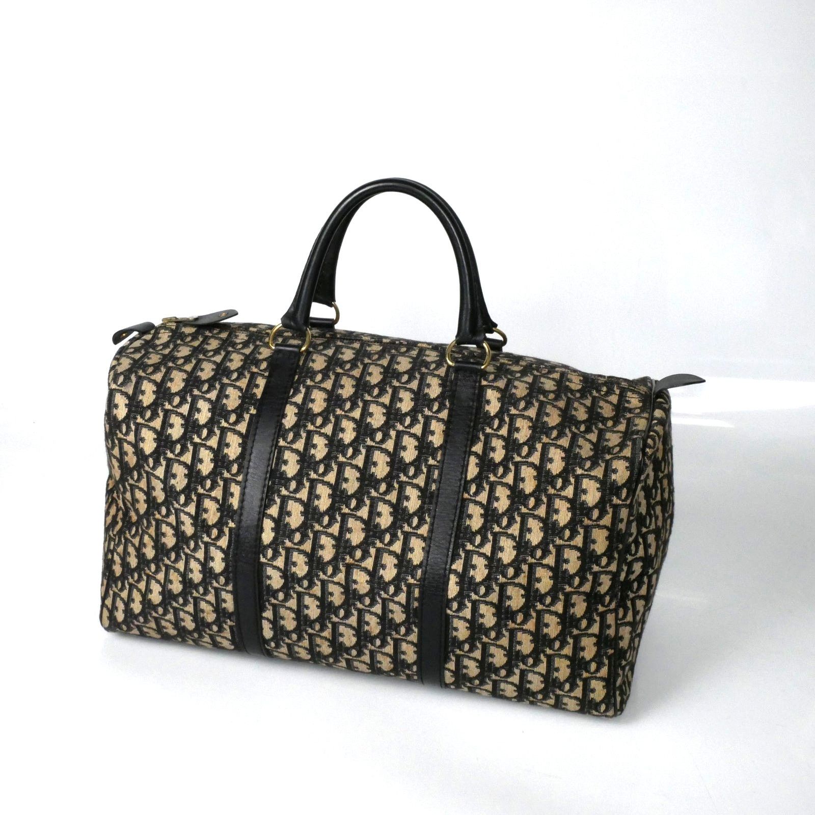 Dior Christian Dior Beige Trotter Monogram Duffle Bag Size ONE SIZE - 2 Thumbnail