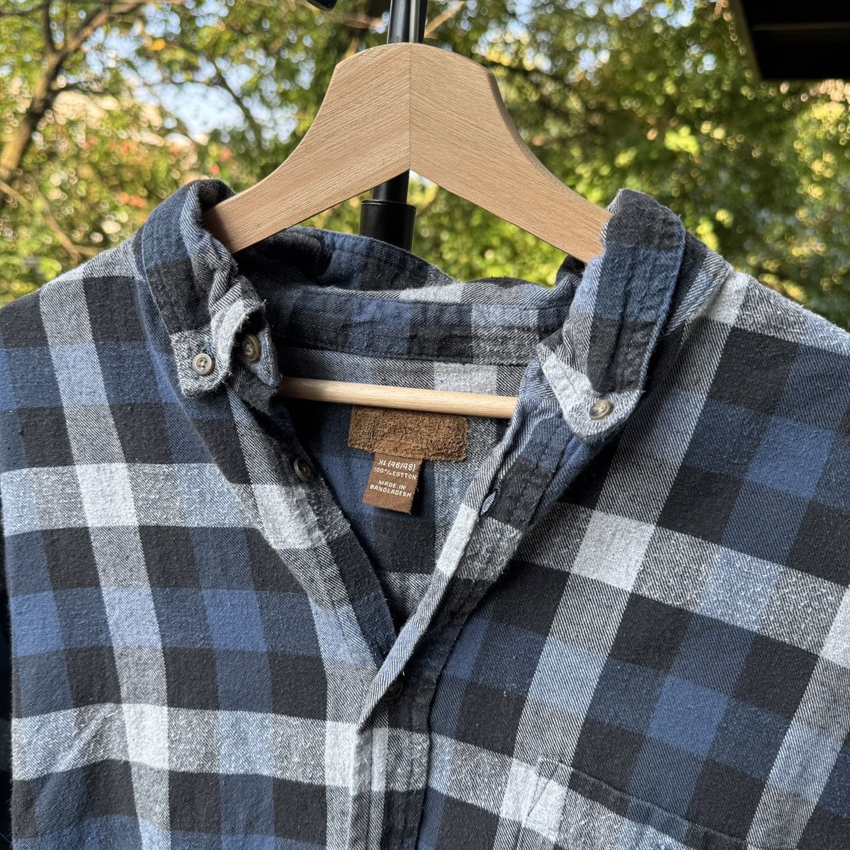Vintage Thrashed Faded Distressed Flannel Shirt ERD Grunge Skater Size US XL / EU 56 / 4 - 3 Thumbnail