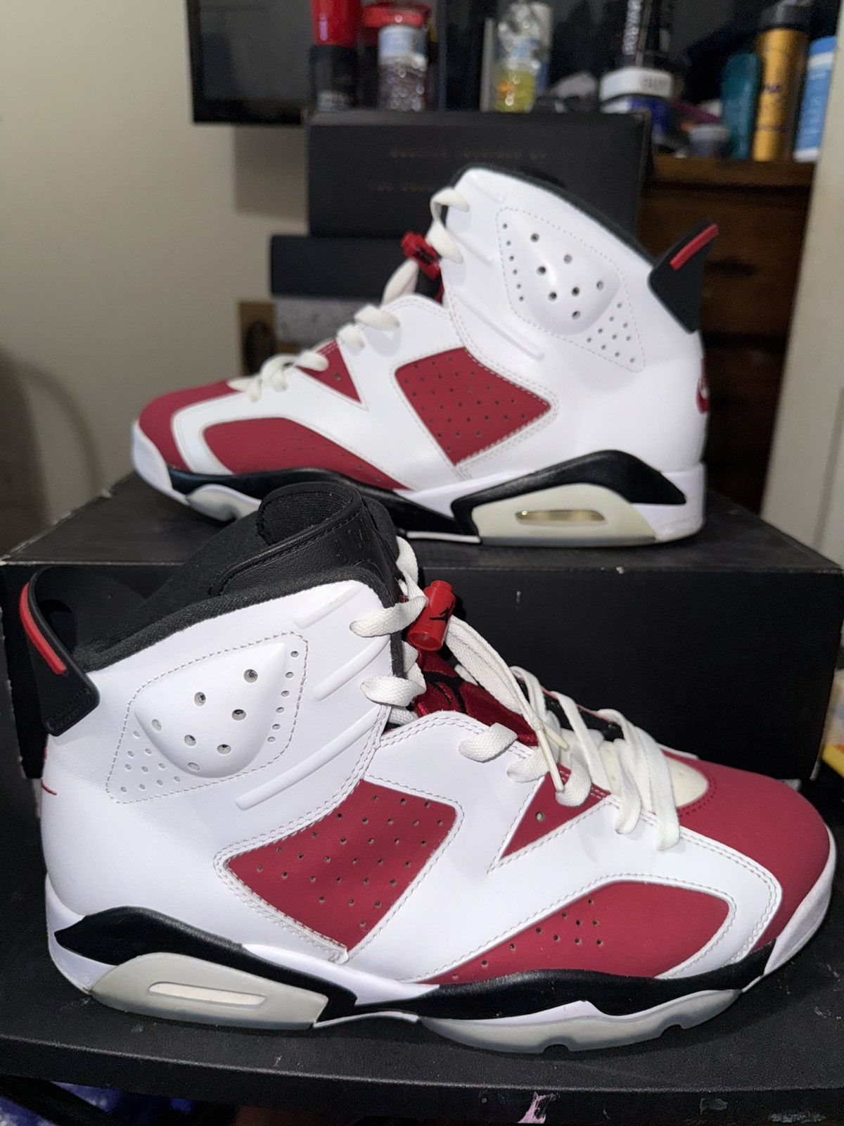 Jordan Brand × Nike Jordan 6 “Carmine” Size US 11.5 / EU 44-45 - 3 Thumbnail
