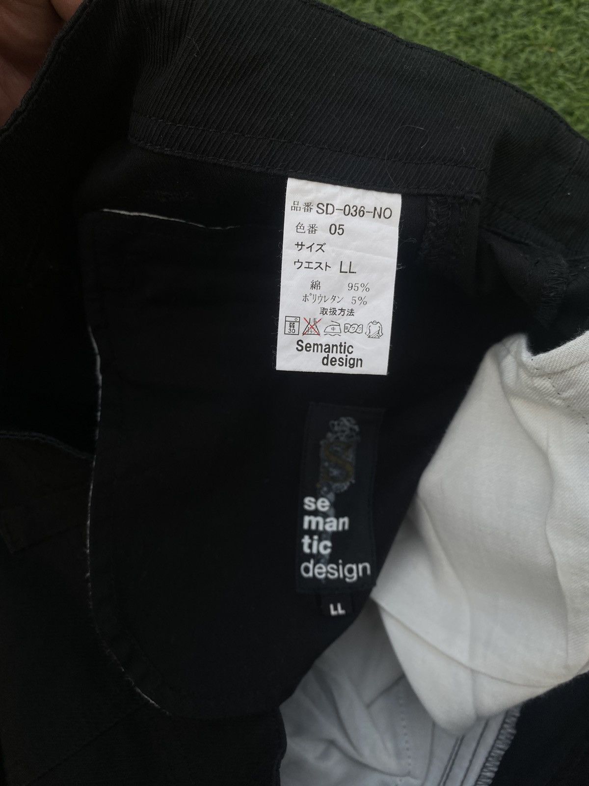 If Six Was Nine × Japanese Brand × semanticdesign RARE SEMANTIC DESIGN BLACK MULTI POCKET PANTS Size US 32 / EU 48 - 6 Thumbnail