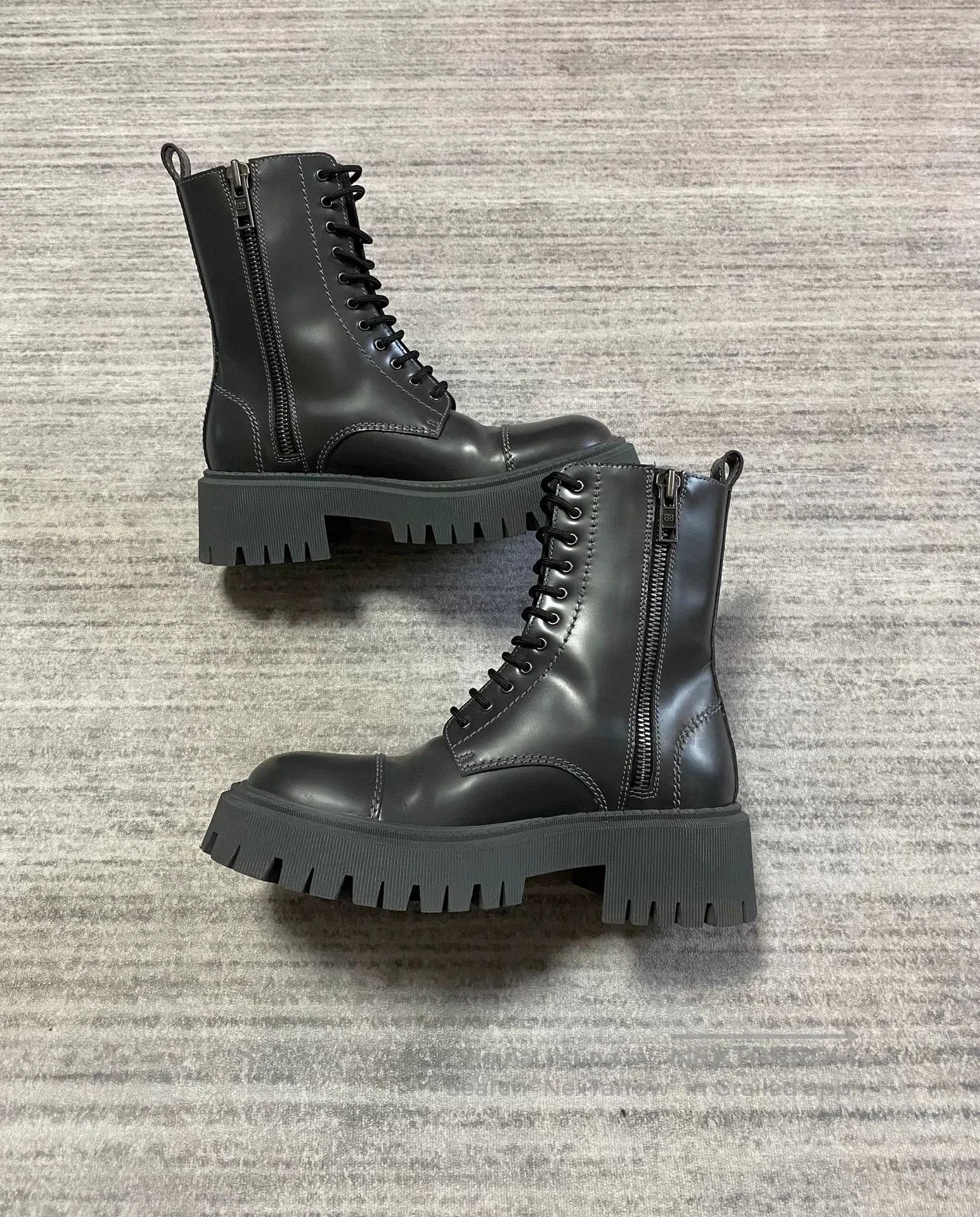 Adieu Paris balenciaga tractor high-top derby military boots. Size US 8 / EU 41 - 4 Thumbnail
