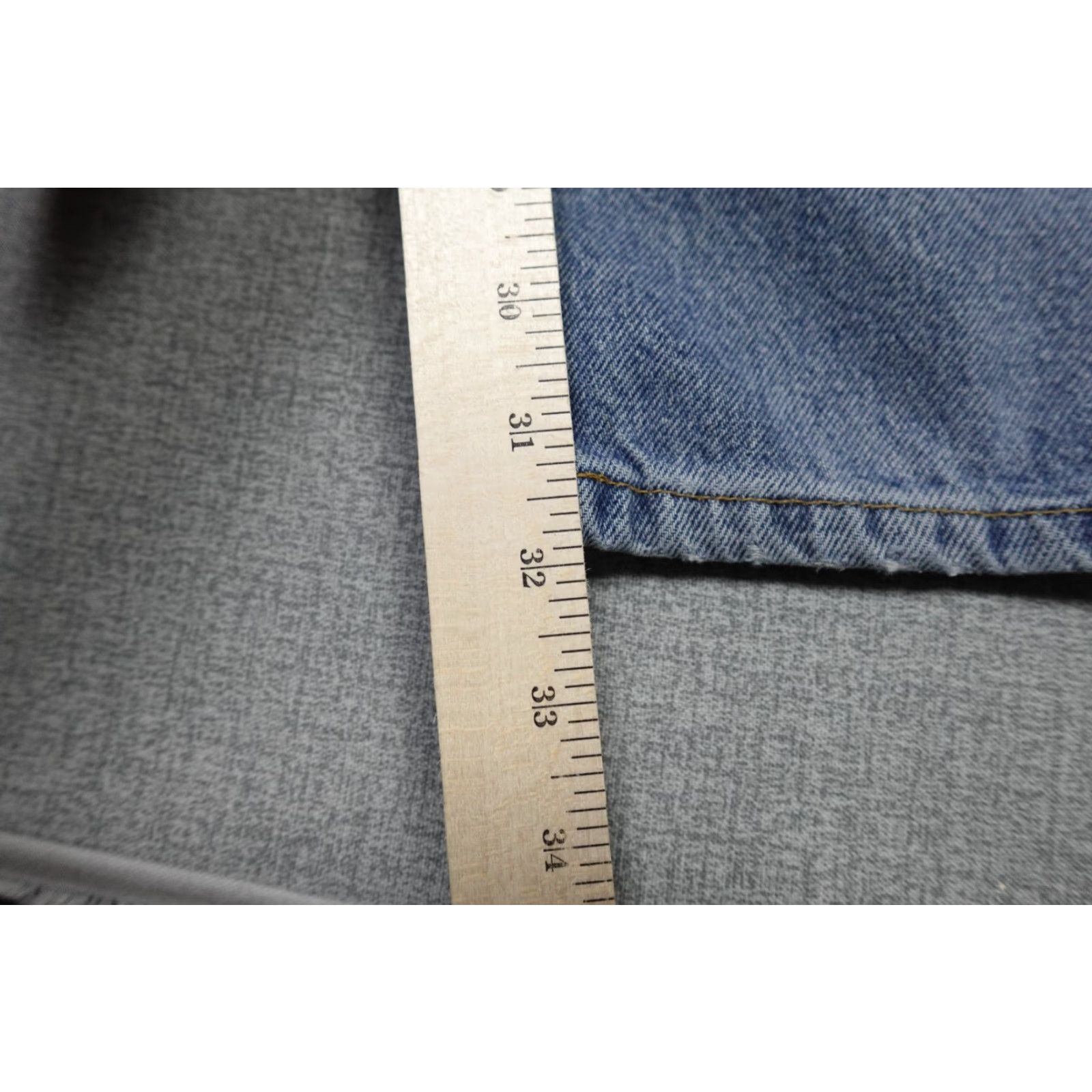 Tommy Hilfiger Tommy Hilfiger Jeans Mens 38x32 Blue Dark Wash Baggy Hip Hop Vintage Style Straight Size US 38 / EU 54 - 6 Thumbnail