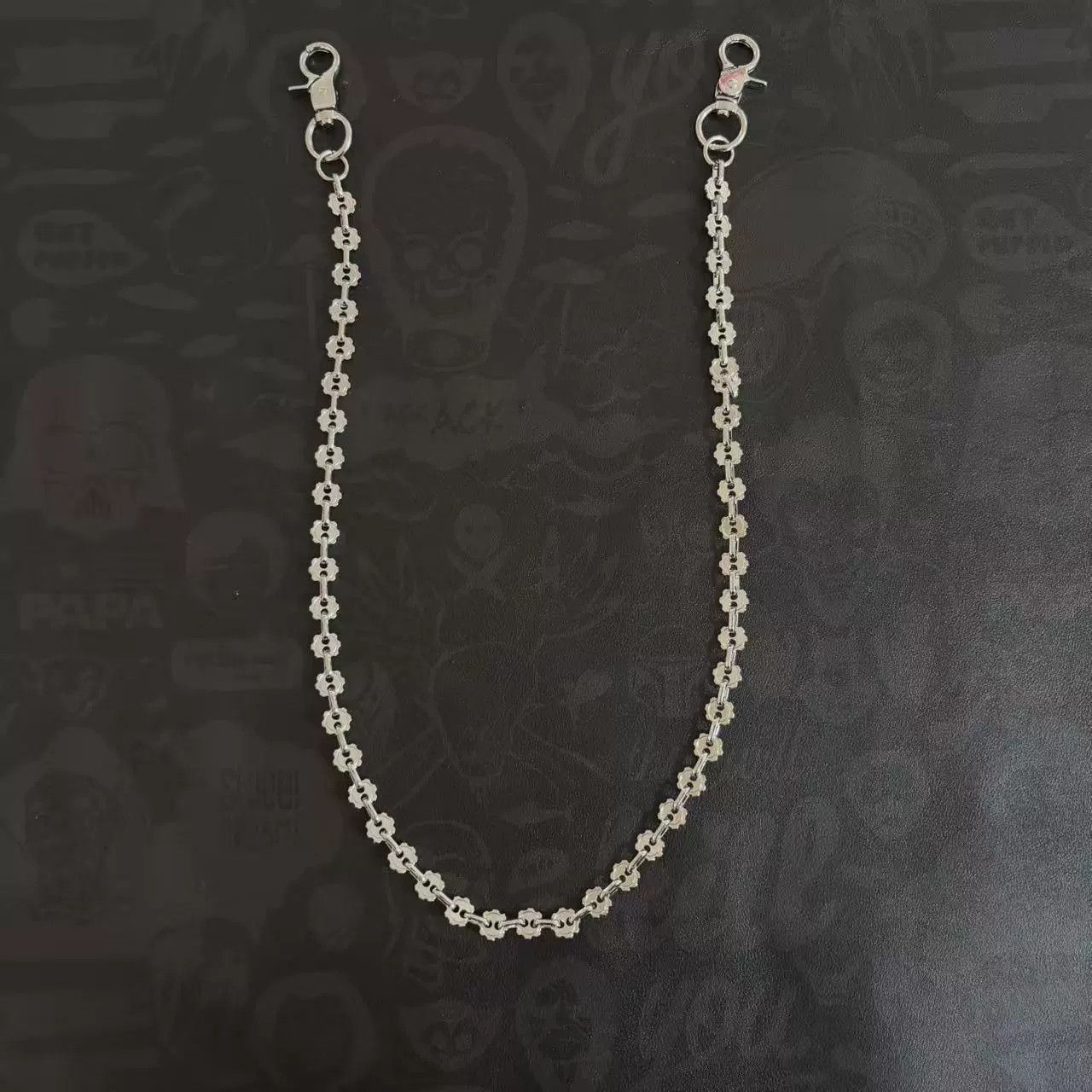 Vintage Retro hip-hop punk style jeans waist chain Size ONE SIZE - 2 Thumbnail