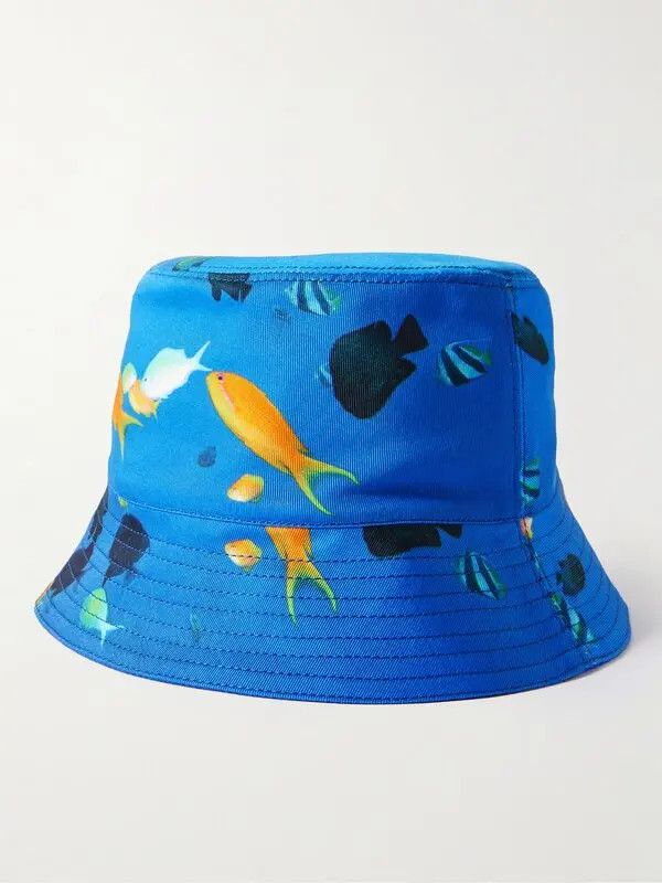 Loewe o1in1g0426 Size: OS / 555 / Fish Bucket Hat / Cap Multicolor Size ONE SIZE - 3 Thumbnail