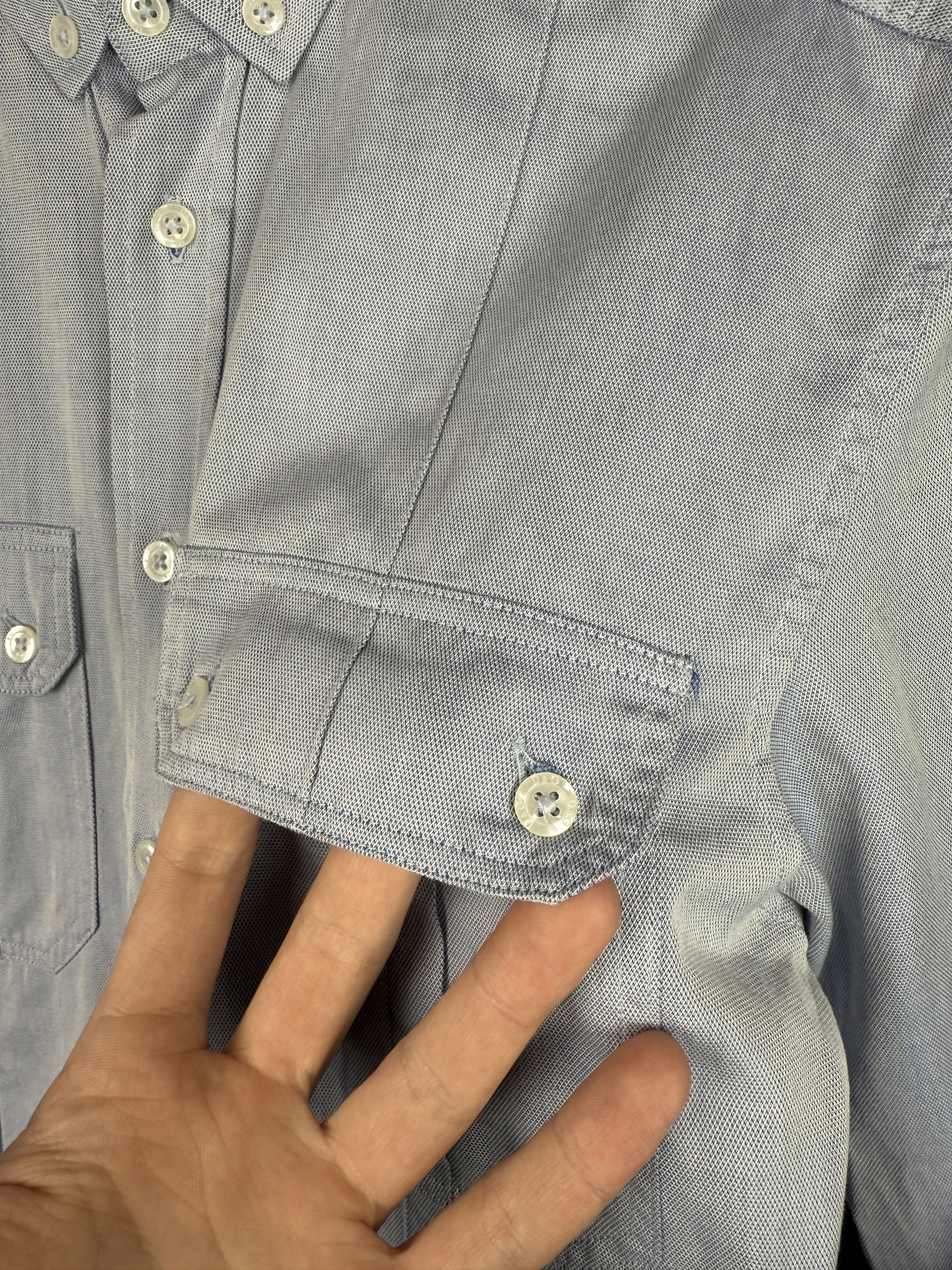 Designer × Dolce & Gabbana Dolce & Gabbana Shirt Blue Slim Button Down Casual Cotton Size US M / EU 48-50 / 2 - 6 Thumbnail