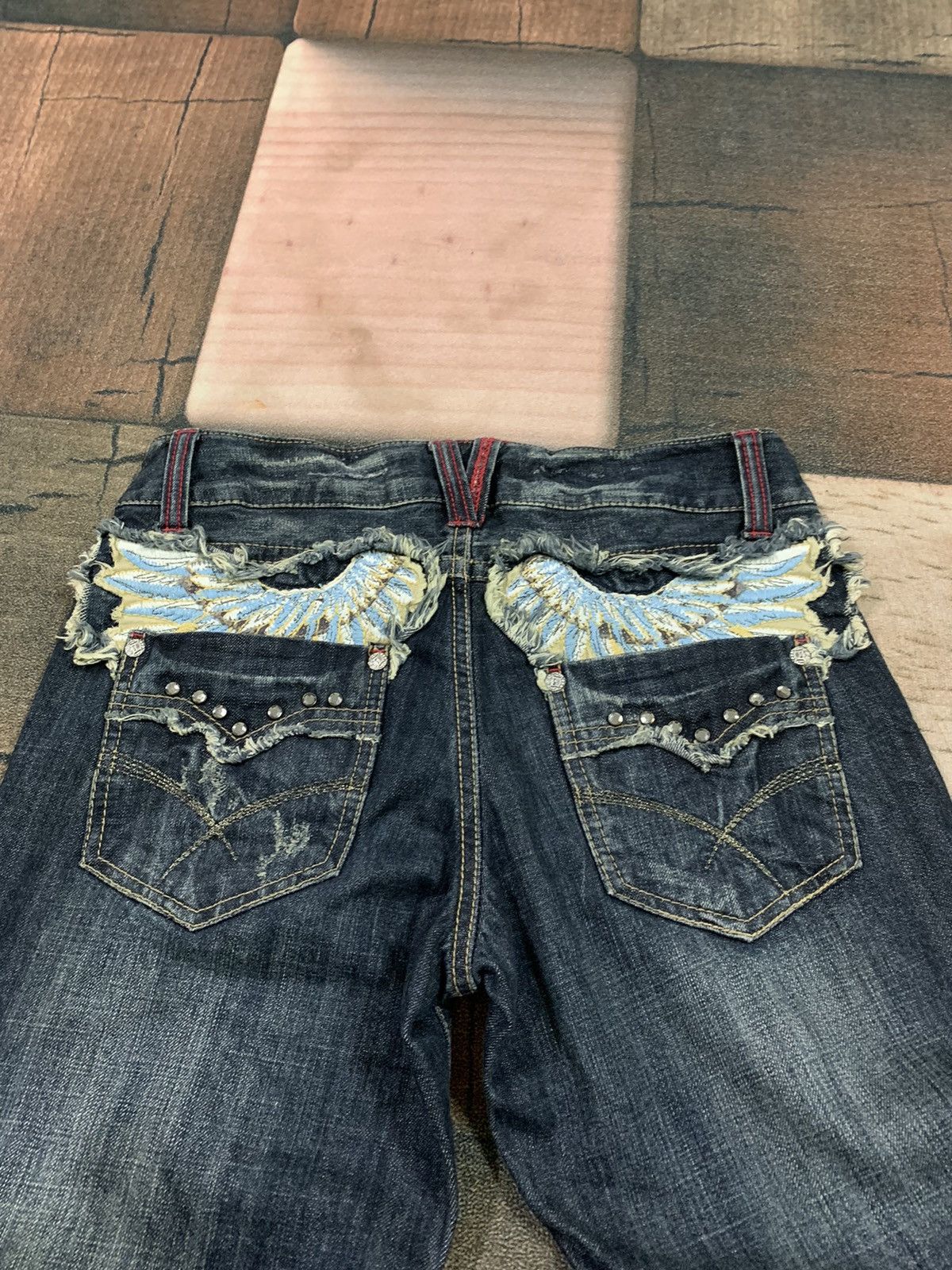 Hysteric Glamour SICK FLARE oririn japanese brand with back wing patch Size US 30 / EU 46 - 10 Thumbnail