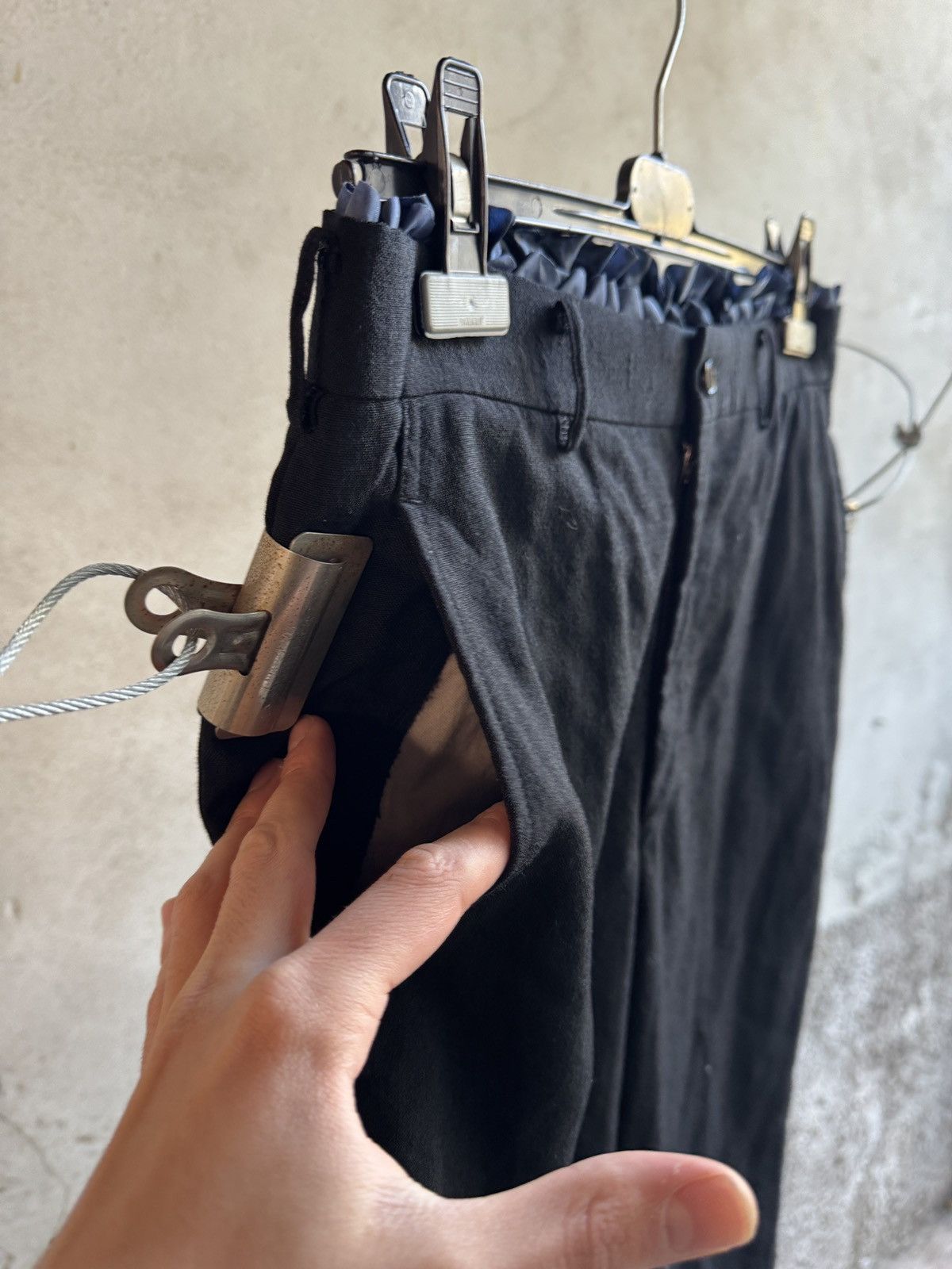 Comme des Garcons Homme Plus Comme Des Garcons Homme Plus Ruffle Waistband Pants Size US 32 / EU 48 - 5 Thumbnail