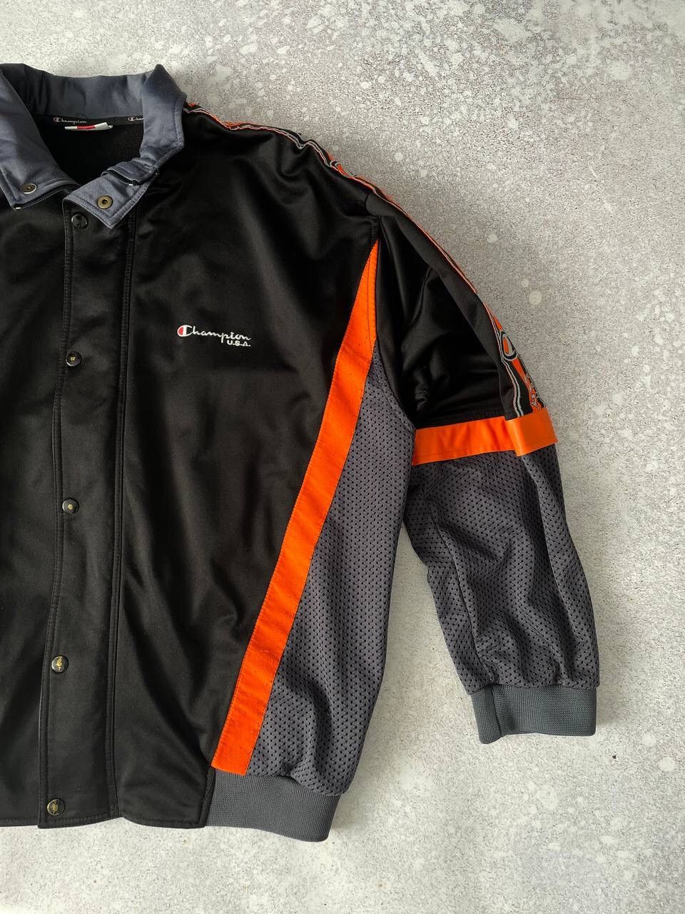 Champion × Vintage Vintage Champion USA Retro Track Jacket Big Logo Y2K Rare Size US L / EU 52-54 / 3 - 2 Thumbnail