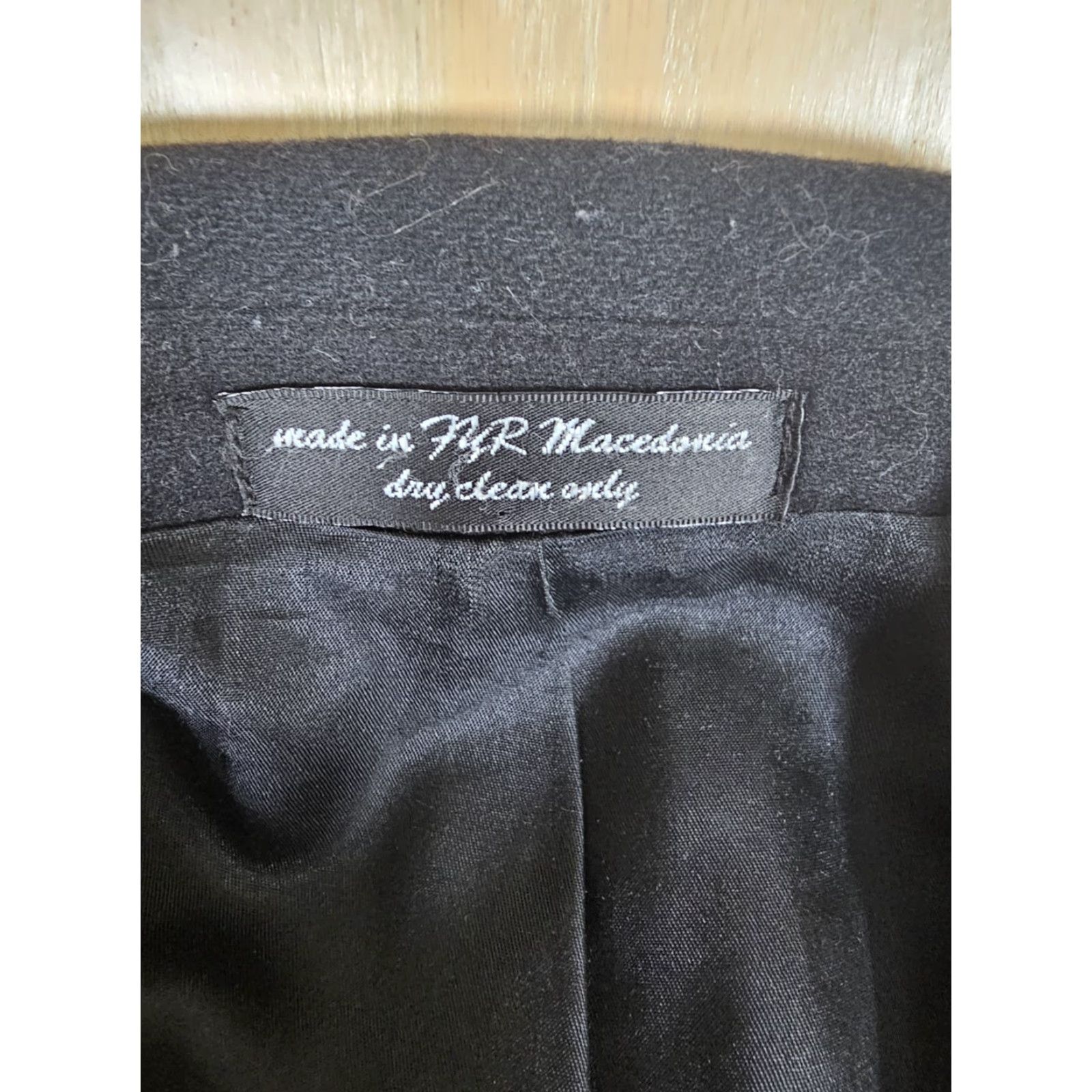Chaps VINTAGE Chaps Ralph Lauren Overcoat Mens XL Black Cashmere Blend Single Breasted Overcoat Size US XL / EU 56 / 4 - 4 Thumbnail
