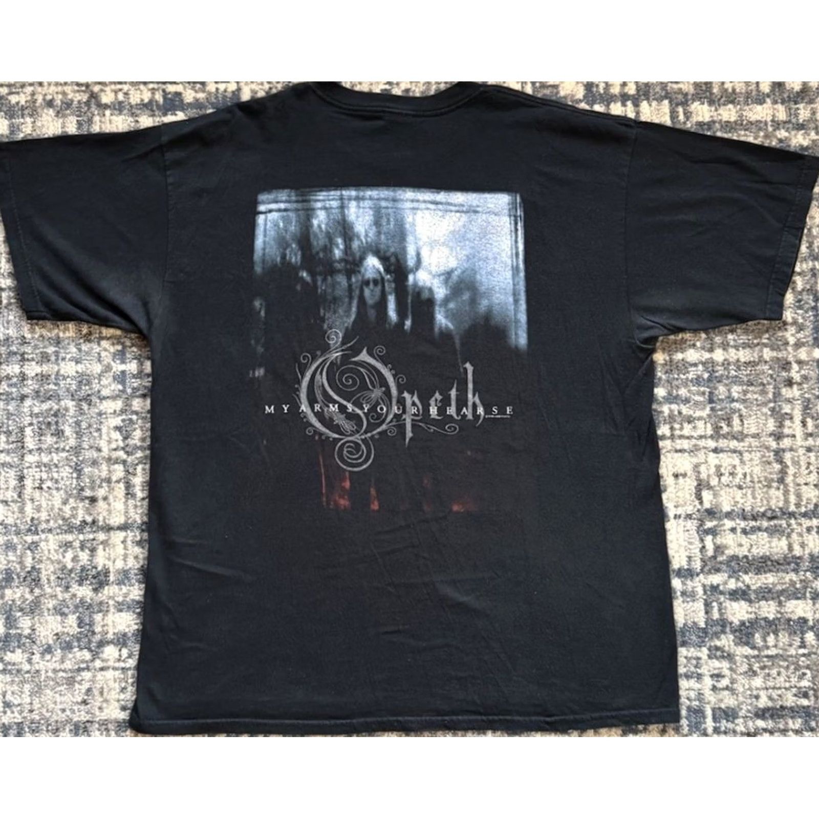 Gildan VINTAGE Opeth Concert T Shirt 2005 My Arms Your Hearse Metal XL Mens Size US XL / EU 56 / 4 - 3 Thumbnail
