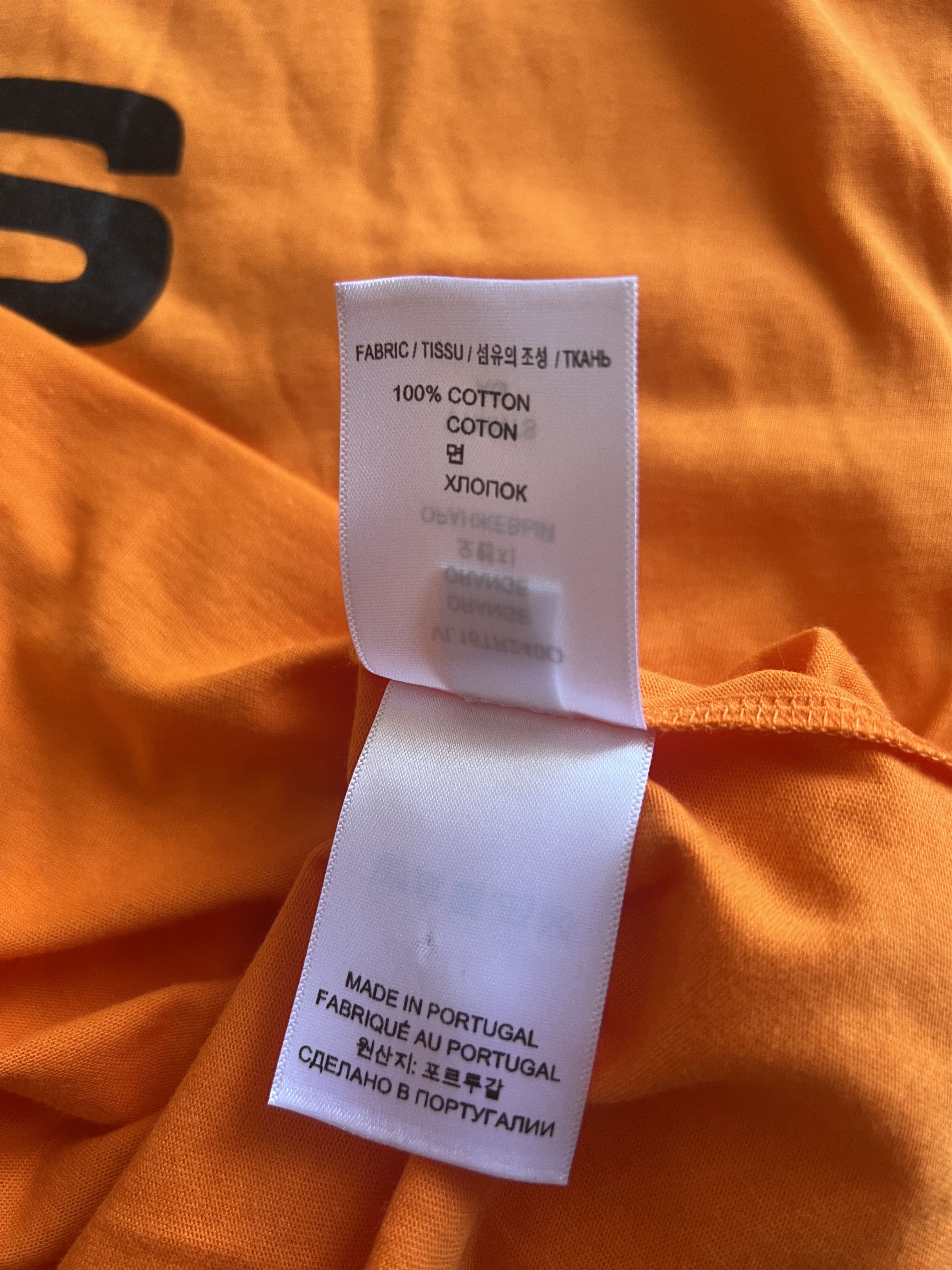 VTMNTS × Vetements VTMNTS orange T-Shirt yes no Size US XS / EU 42 / 0 - 6 Thumbnail