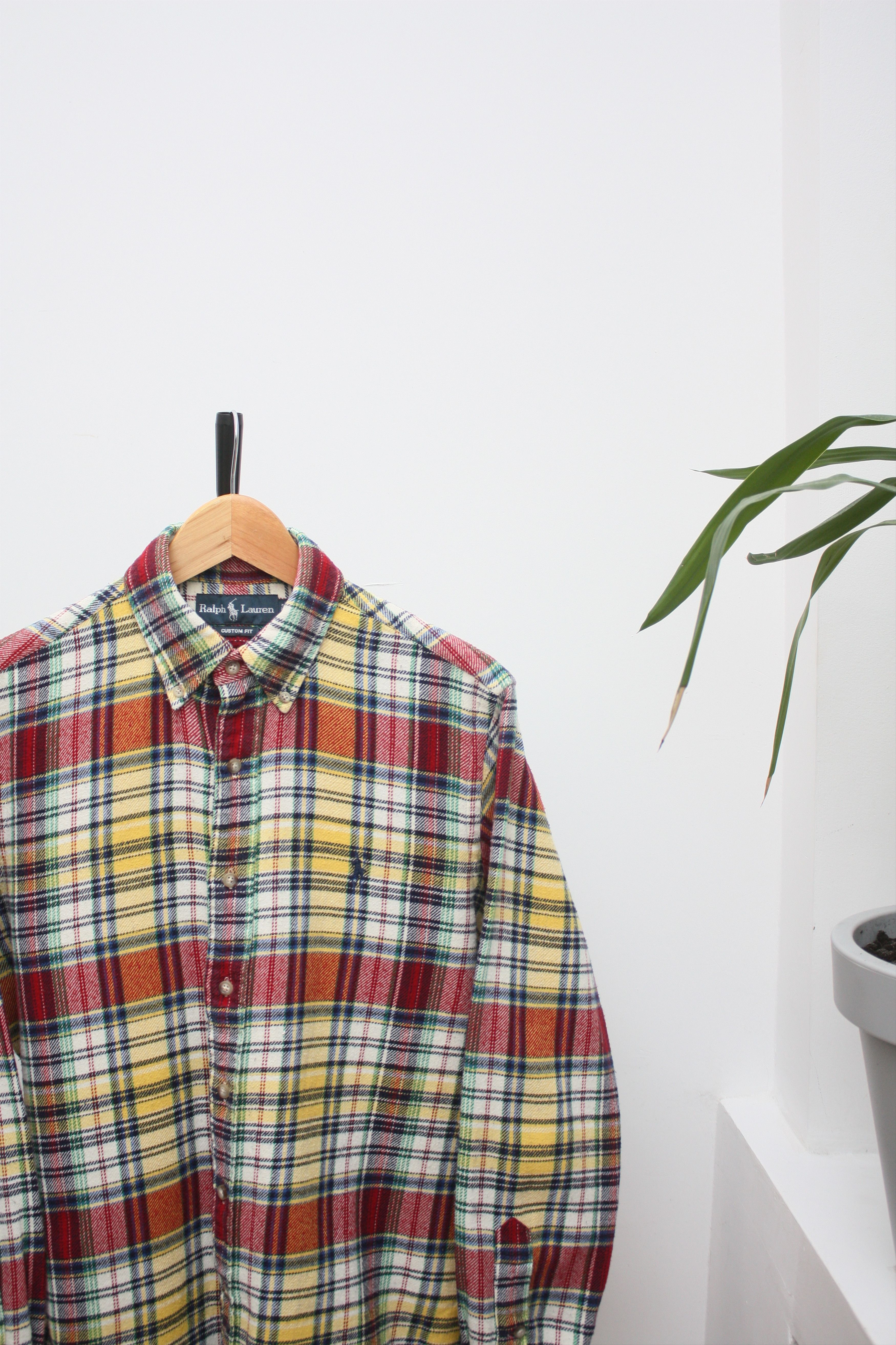 Ralph Lauren Ralph Laurent Thick Checlered Flannel Vintage Shirt Medium Size US M / EU 48-50 / 2 - 1 Thumbnail