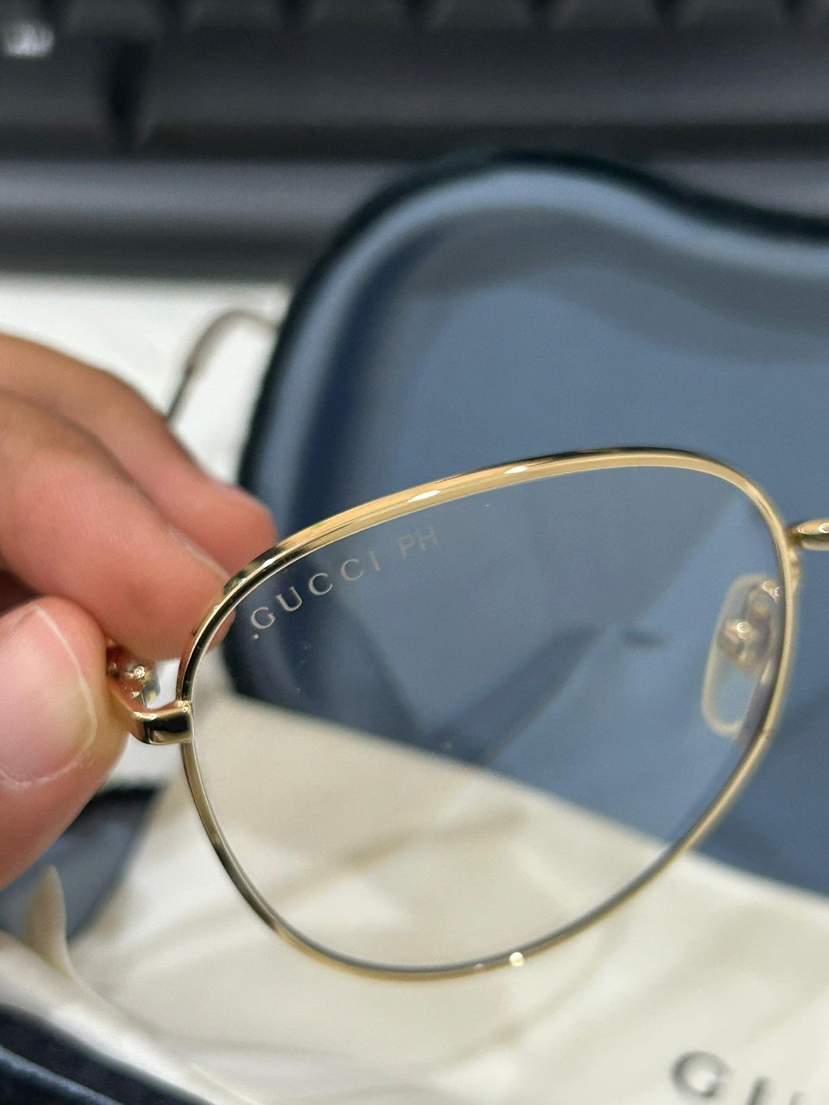 Gucci Gucci D0YB136430 glass Size ONE SIZE - 5 Thumbnail