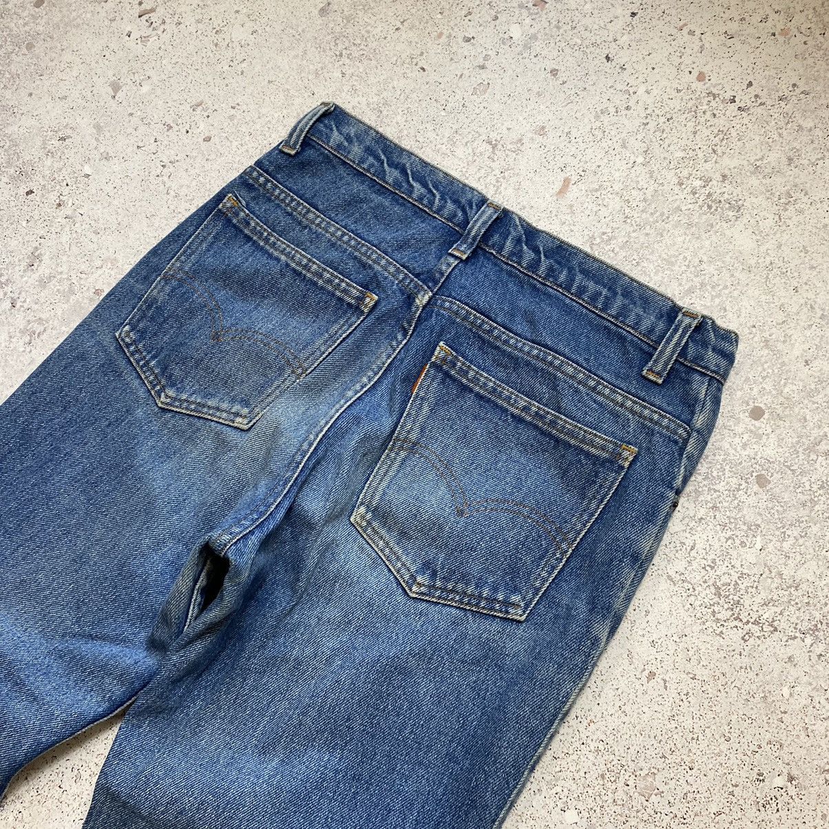 Levi's × Vintage Vintage Orange Tab Levi’s Flared Washed Denim Jeans 80s Y2K Size US 30 / EU 46 - 2 Thumbnail