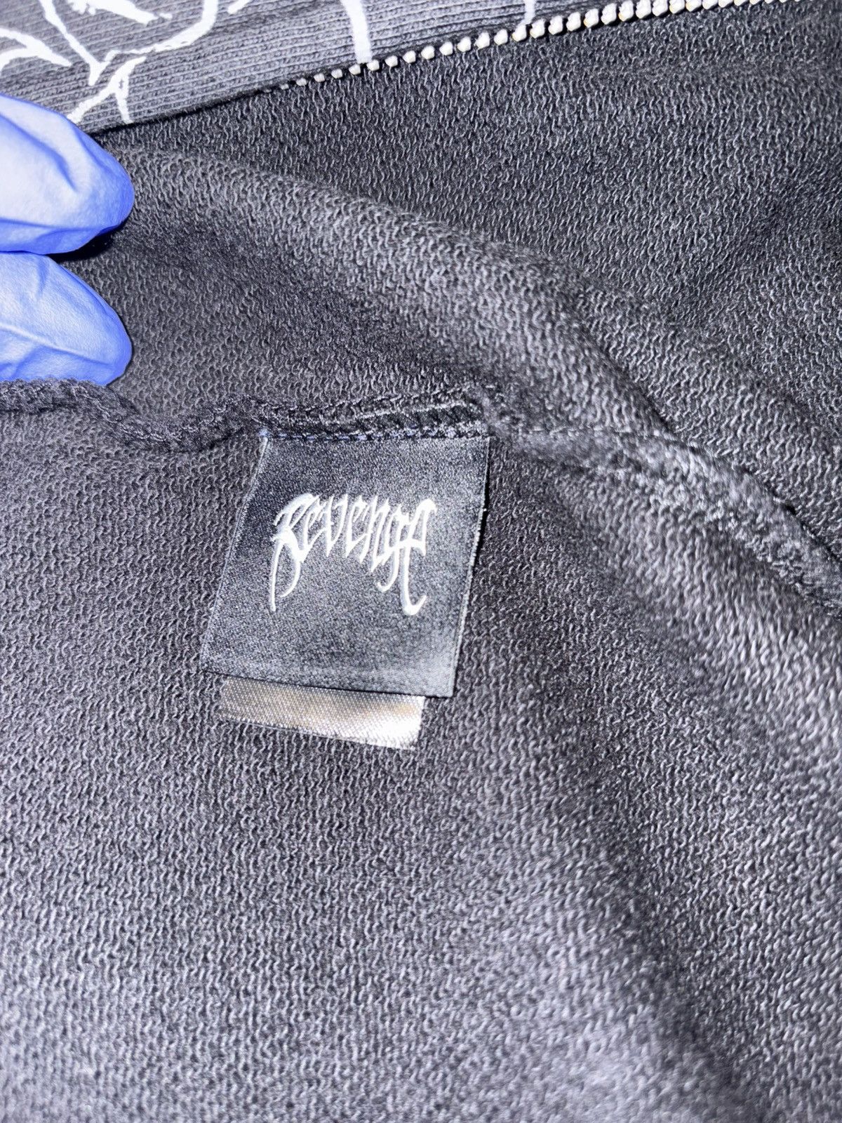 Revenge Revenge PRISON TATTOO ZIP JACKET BLACK/GREY Size US L / EU 52-54 / 3 - 11 Thumbnail