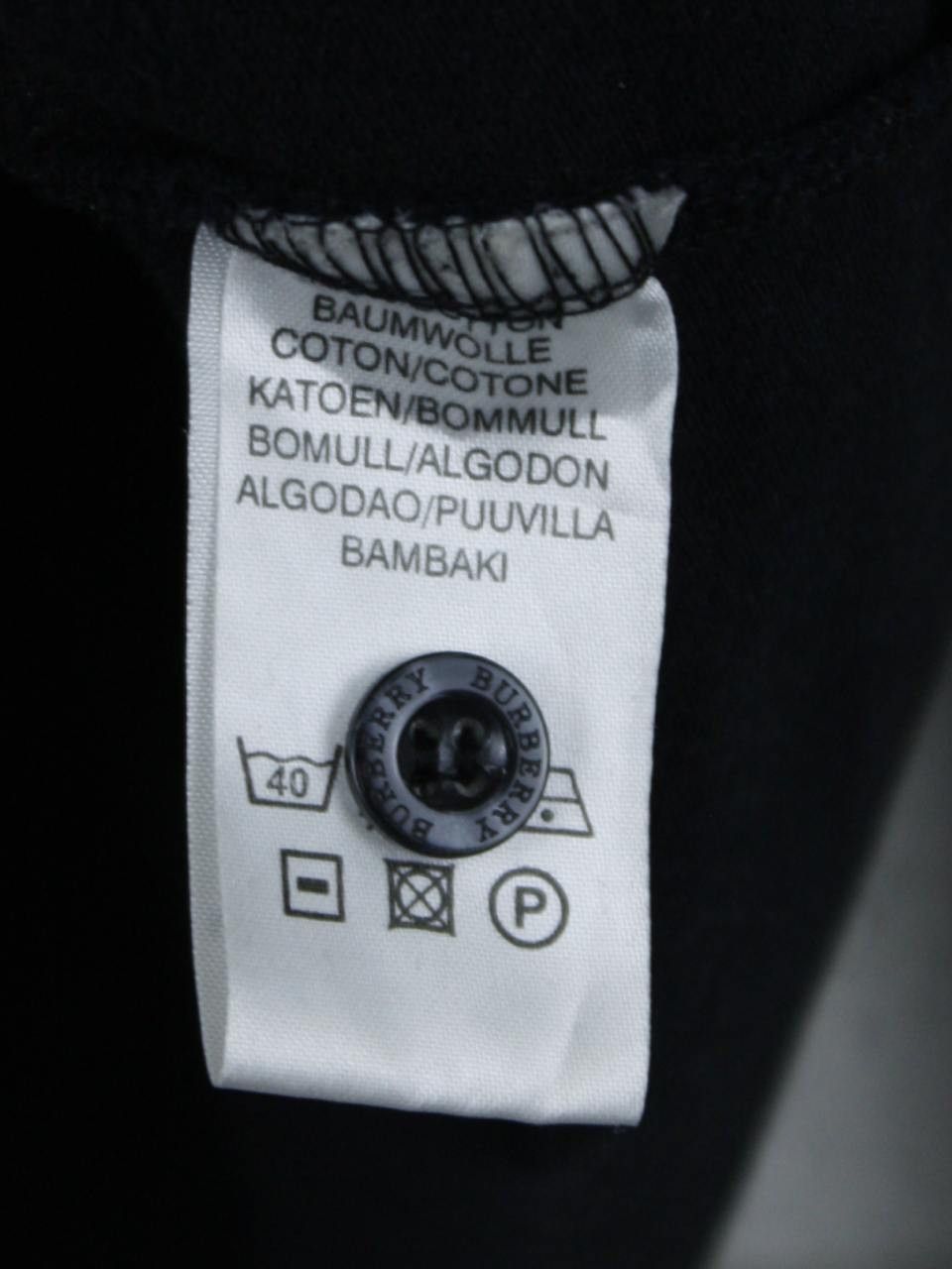 Burberry Burberry London Black Polo Collar Long Sleeve Vintage Size US S / EU 44-46 / 1 - 4 Thumbnail