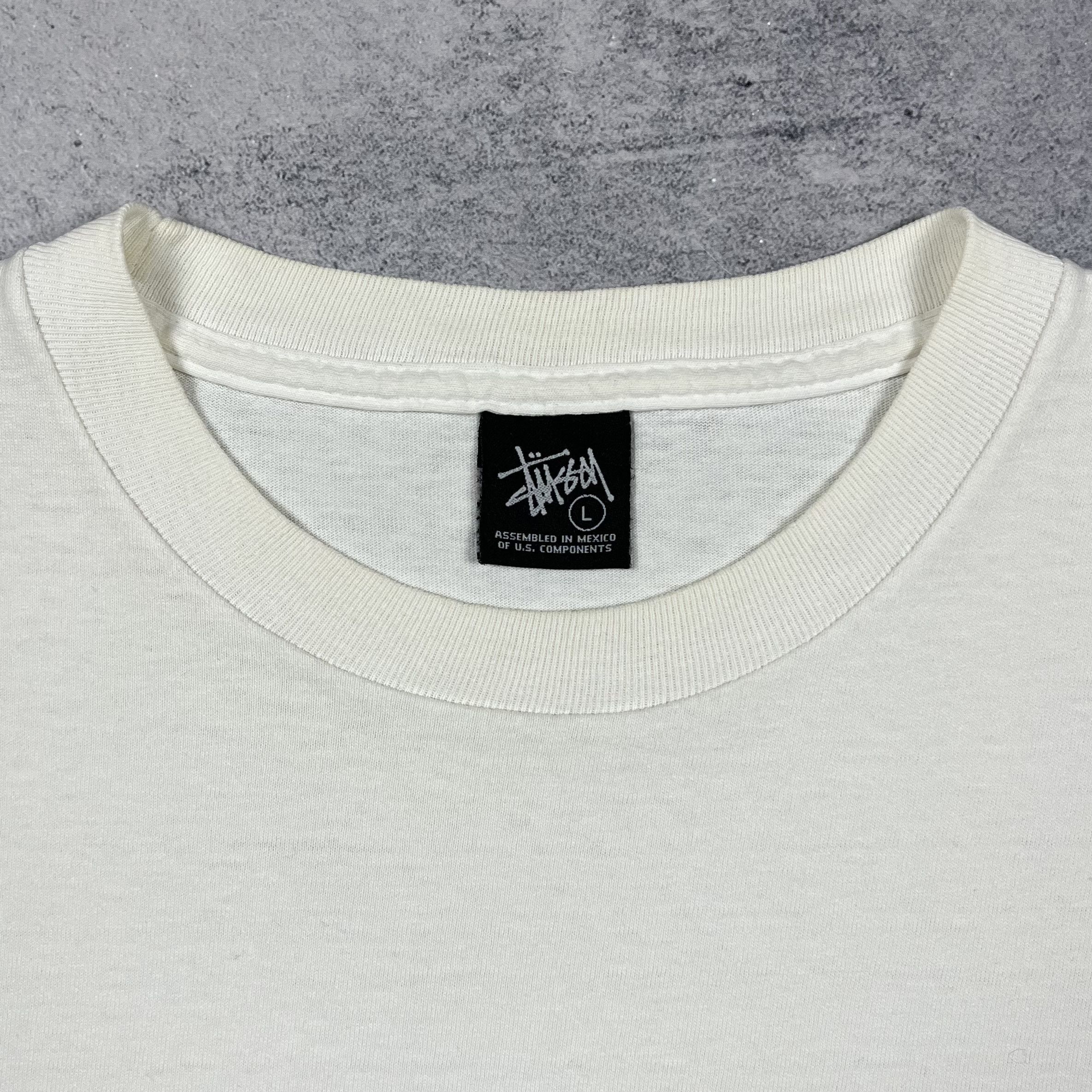 Stussy Vintage Stussy Big Logo Y2K T Shirt 2000’s Size US L / EU 52-54 / 3 - 8 Thumbnail