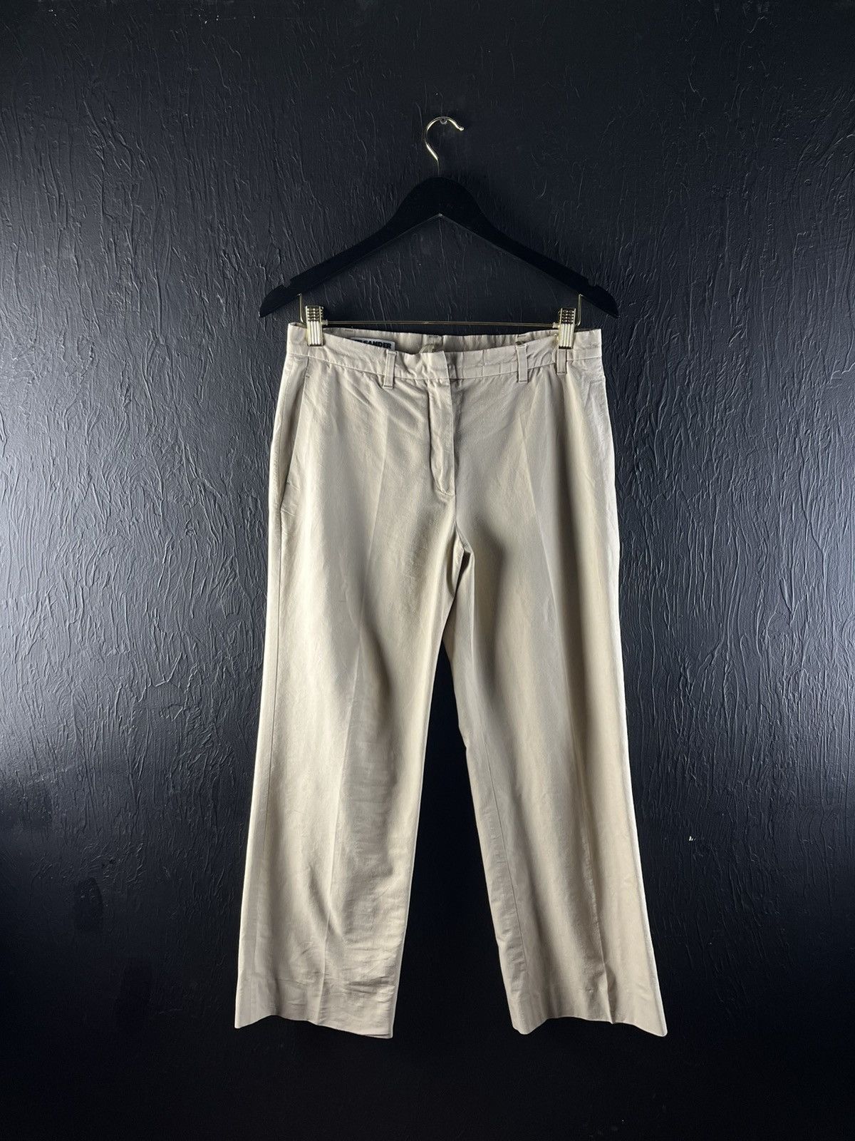 Jil Sander Jil Sander classic cotton pants women formal style casual Size 28" / US 6 / IT 42 - 1 Thumbnail