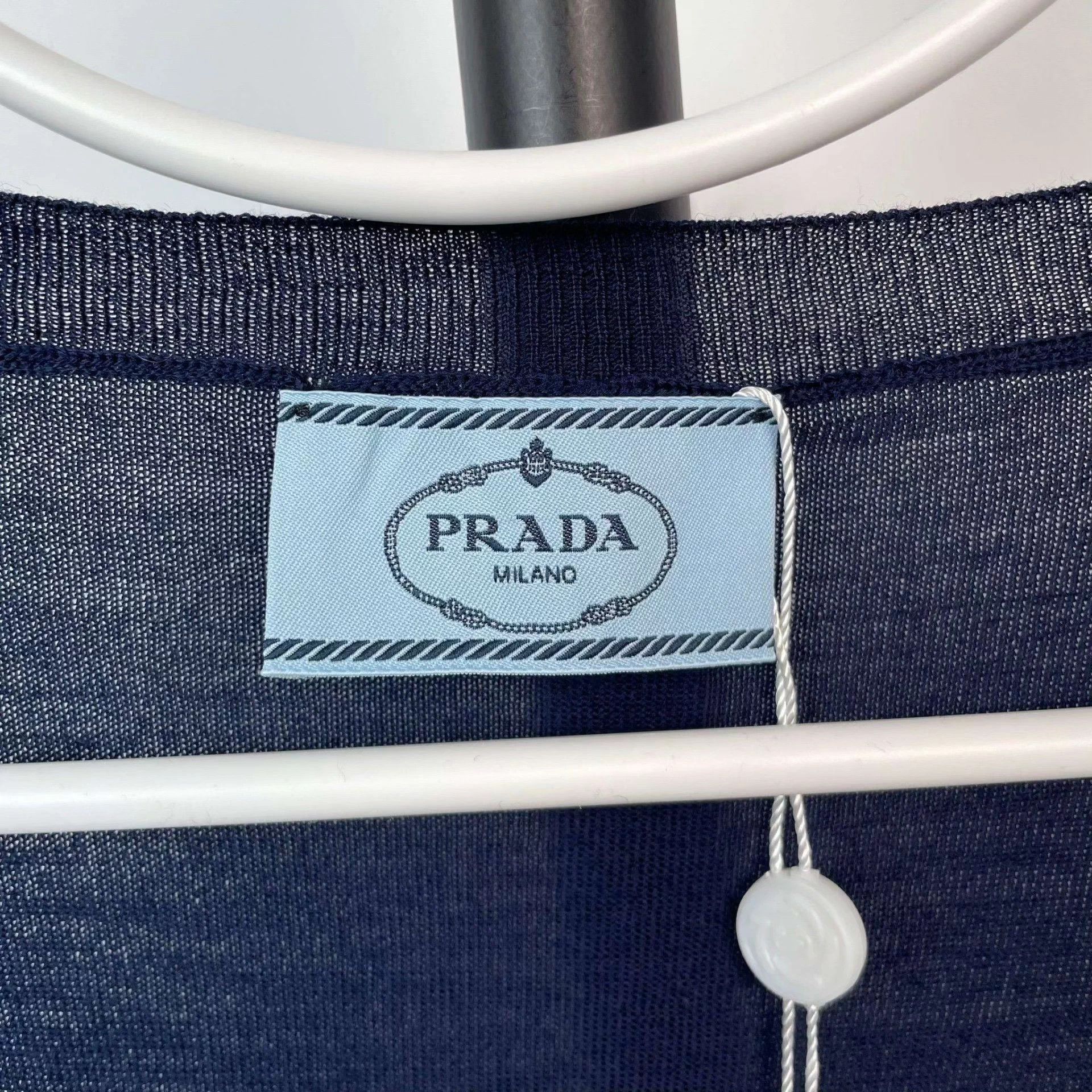 Prada Prada knit cardigan Size L / US 10 / IT 46 - 3 Thumbnail