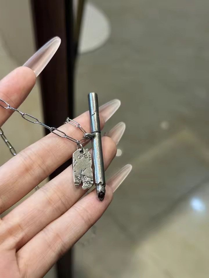 Jewelry Streetwear Punk Goth Cigarettes Necklace Pendant Size ONE SIZE - 7 Thumbnail