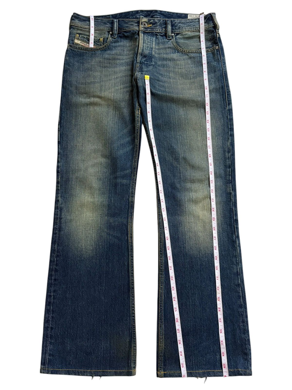 Diesel Vintage Diesel Zanity Button Fly Mud Wash Bootcut Jeans Size US 34 / EU 50 - 14 Thumbnail