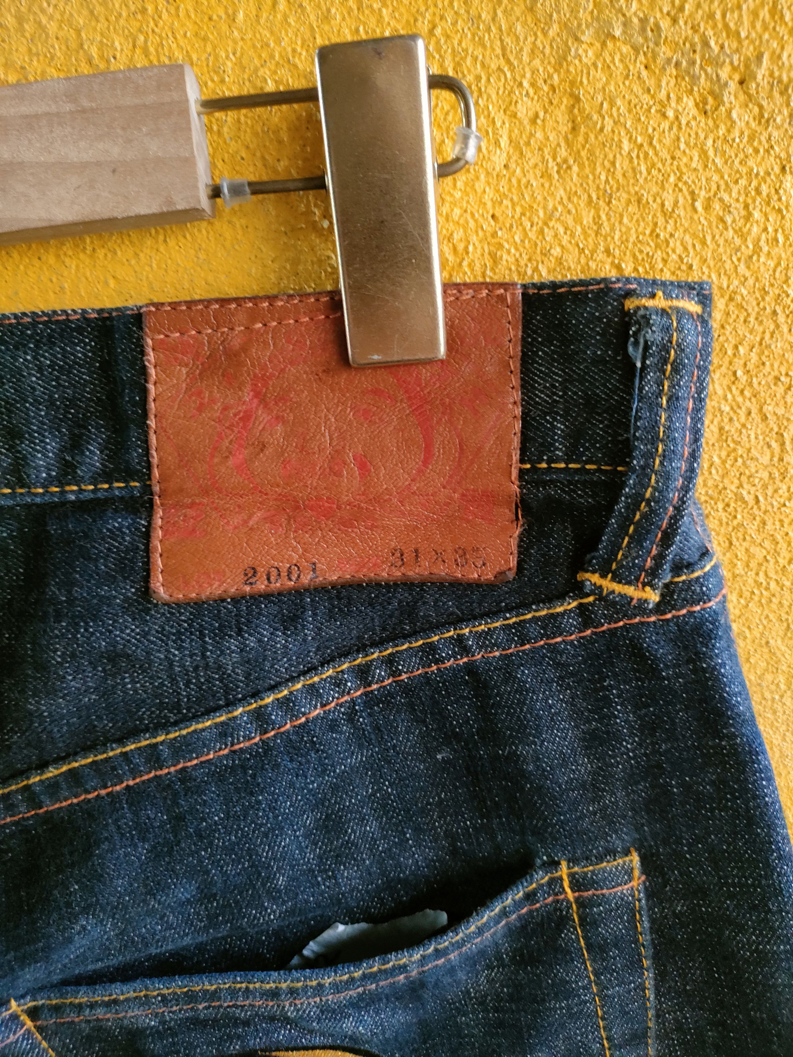 Evisu Evisu Osaka Tokyo 1991 Embroidered Selvedge Jeans Size US 32 / EU 48 - 5 Thumbnail