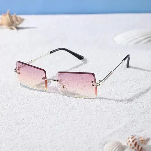 Electric Visual × Vintage Square Rimless Glasses 2024 Size ONE SIZE - 2 Thumbnail