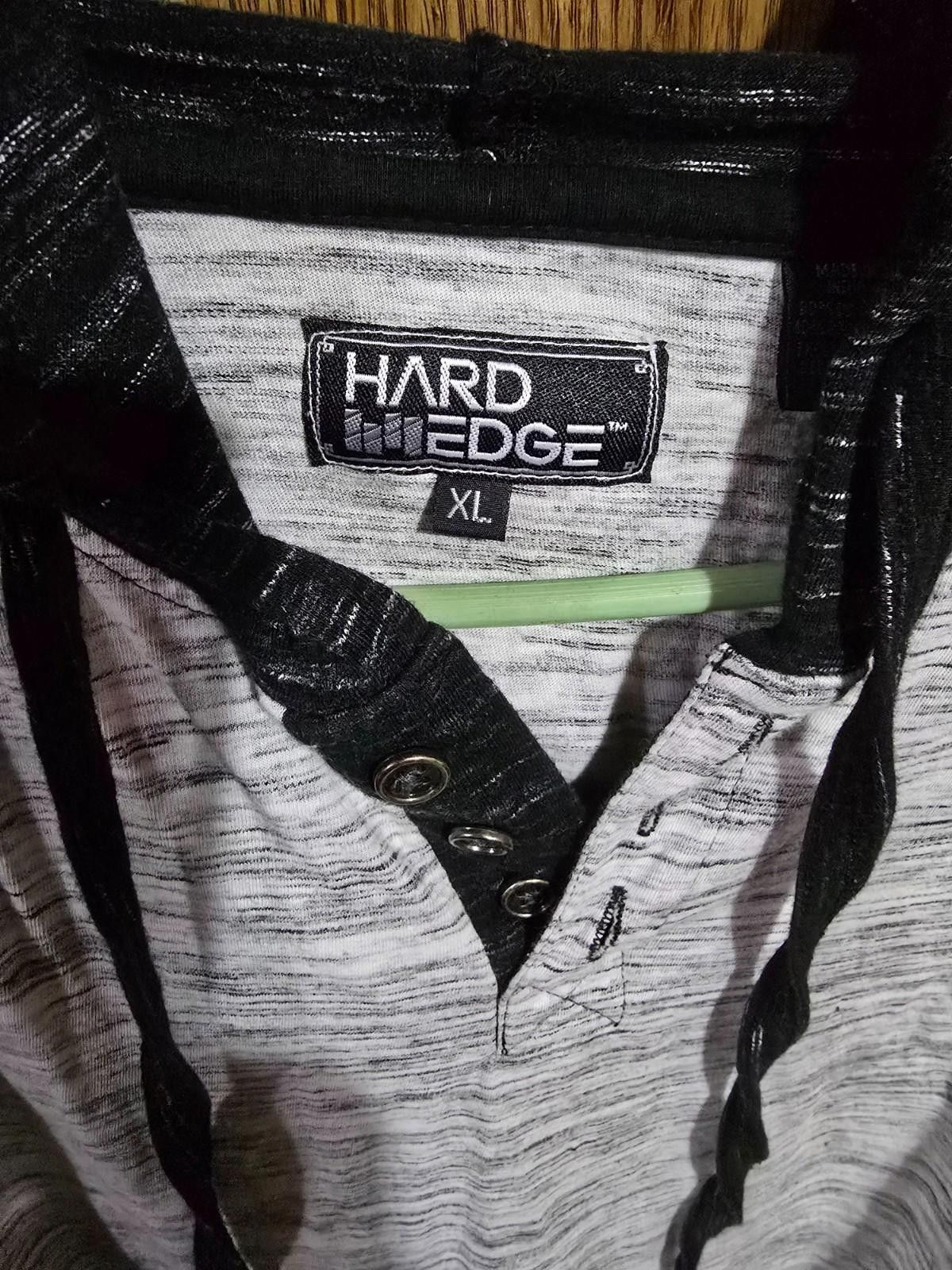 Other Hard Edge Gray & Black Hooded Sweatshirt Women's Size XL Size XL / US 12-14 / IT 48-50 - 3 Thumbnail