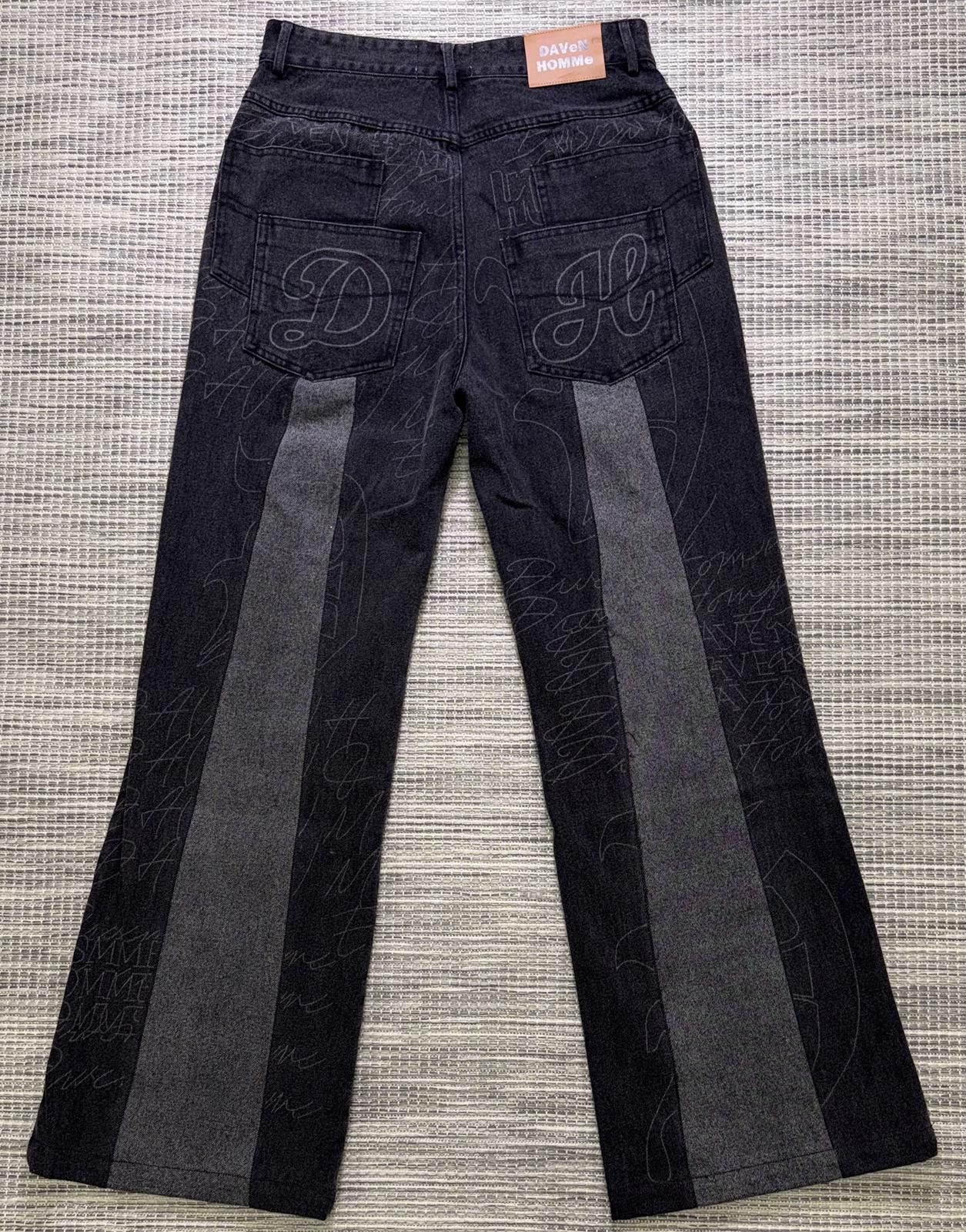 Daven Homme Graffiti Denim Pants