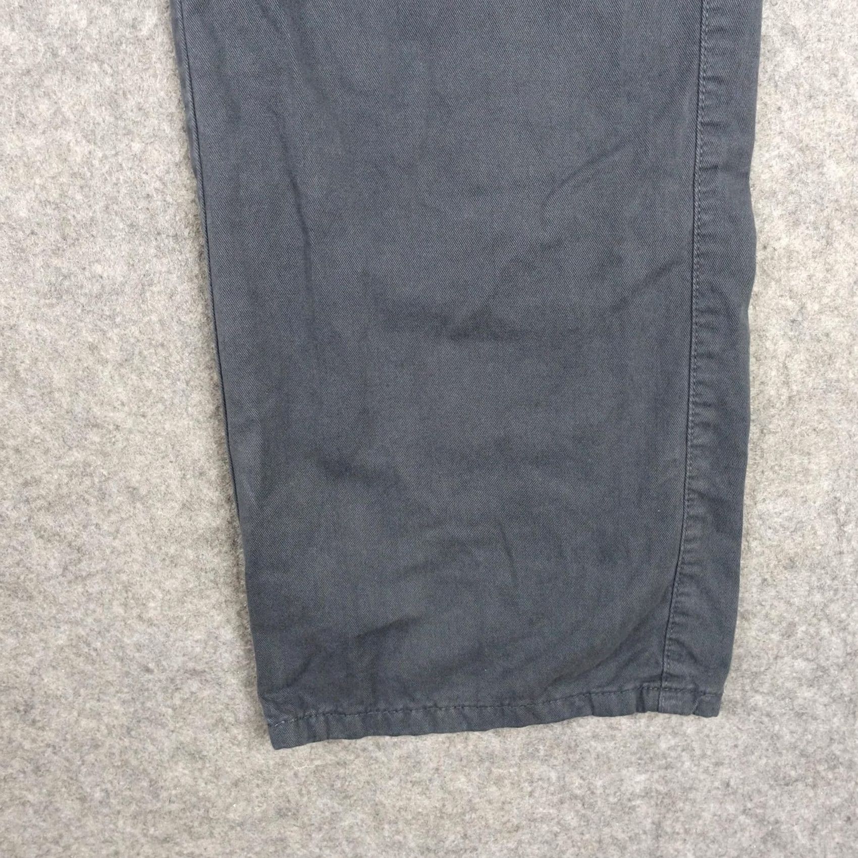 Zara Zara Cargo Pants Womens 6 Gray Cotton Twill Cargo Pockets Straight Leg Casual Size 28" / US 6 / IT 42 - 4 Thumbnail