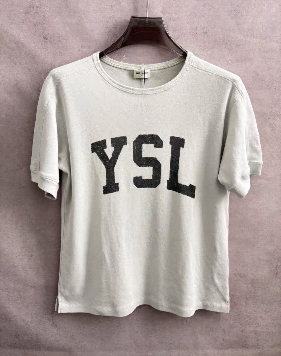 Saint Laurent YSL white letter Tshirt - DMC